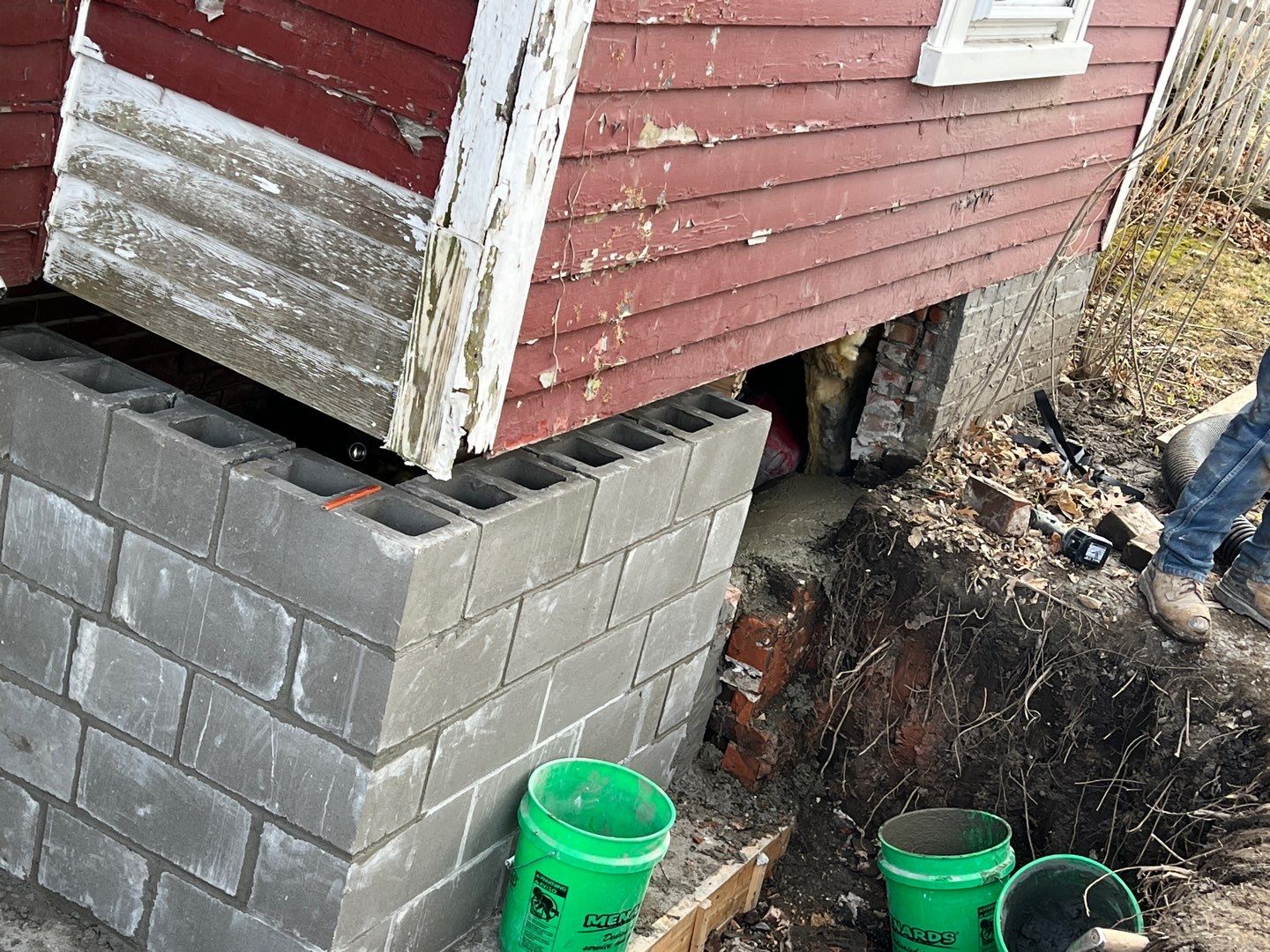Excavation, Foundation Rebuild, and Masonry Repair by ACE Waterproofing & Basement Solutions