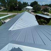24ga 1" Nail-Strip Mill Finish by Total Roofing System The Metal Roof Experts
