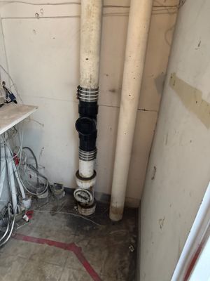 Installing New Piping and Tested Water Flow.