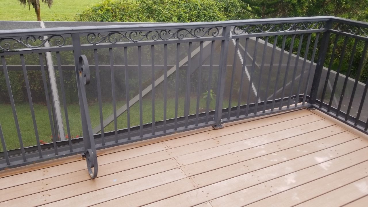 Residential Composite Decking and Soffit Repair Project in Boca Raton by Aastro Roofing