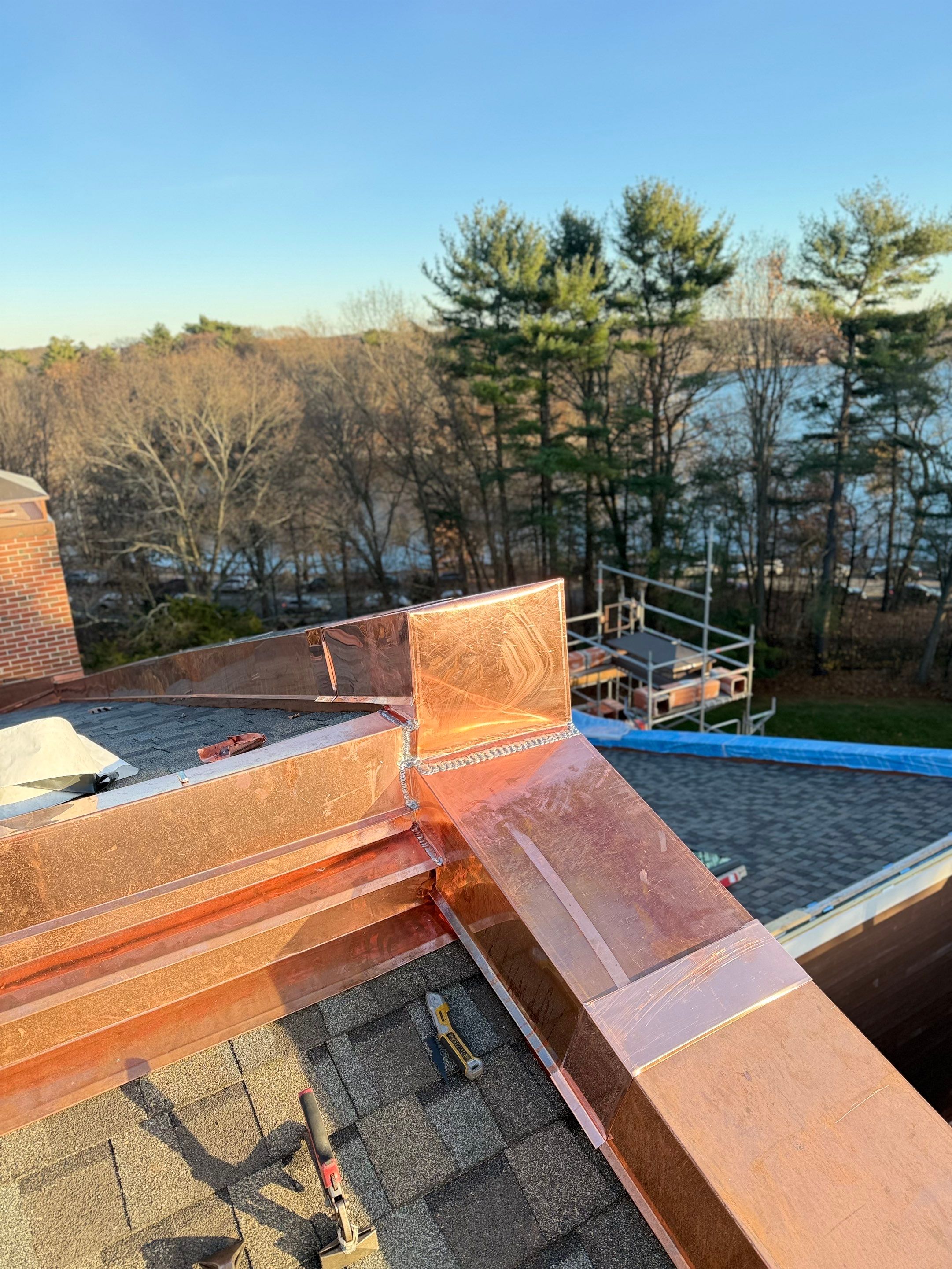 Copper Work - Cabot Estates Condos - Jamaica Plains, MA  by Rinaldi Roofing 