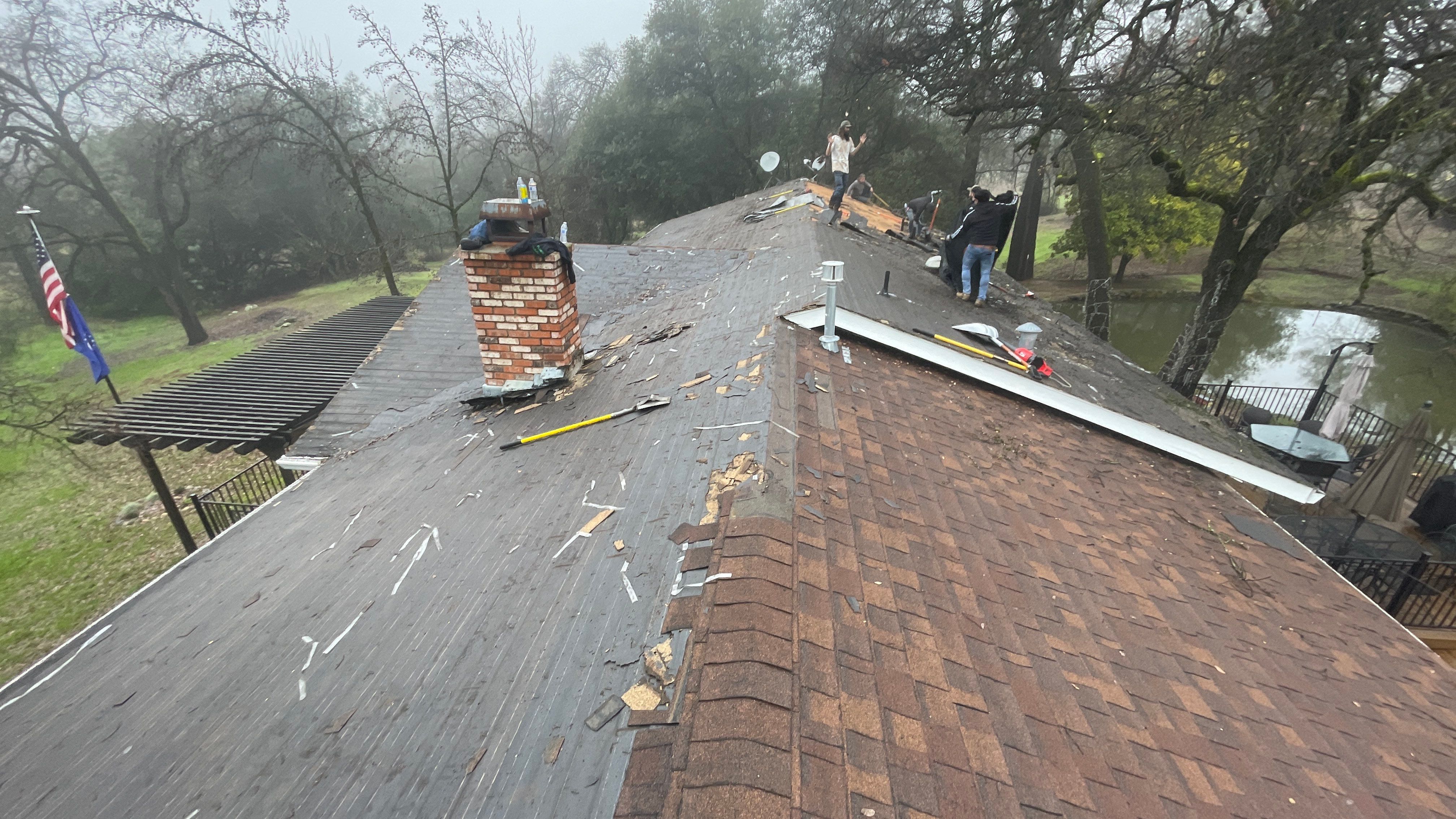 Residential Roofing Installation using Owens Corning Roofing Shingles by Byers Enterprises 