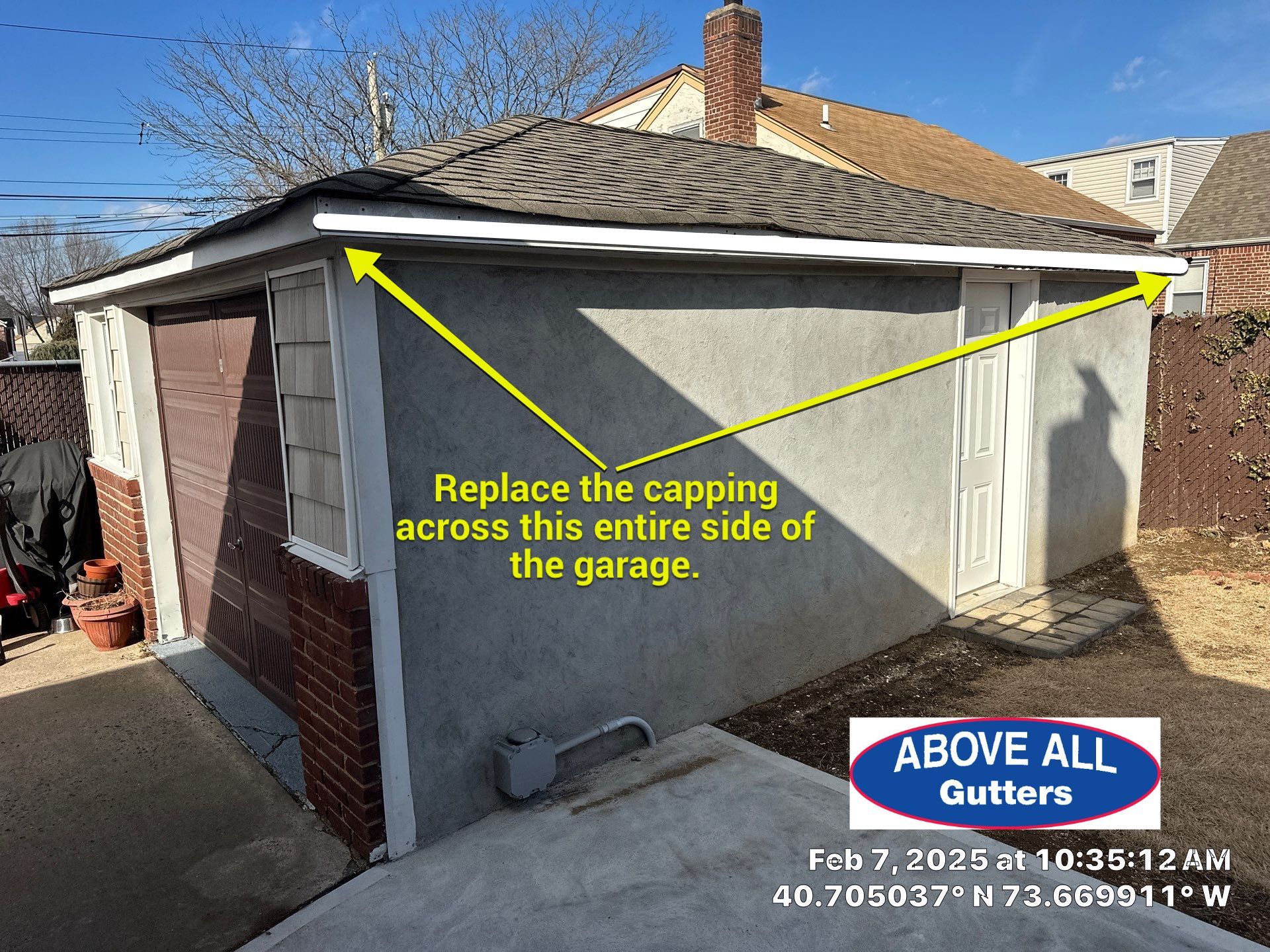 Capping and Gutter Replacement by Above All Gutters