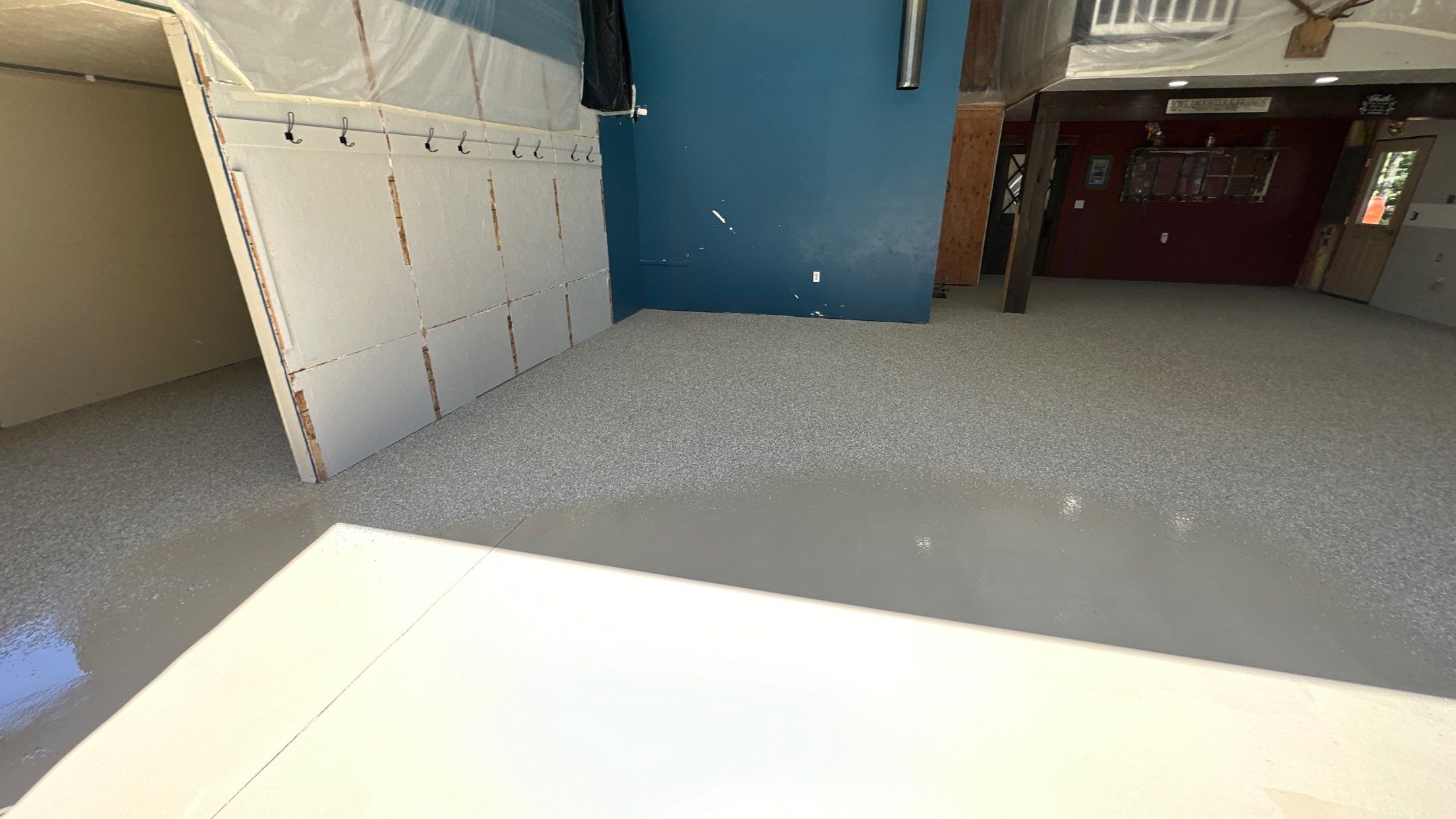 Shop Transformation using Pebble Beach by Croc Coatings, LLC