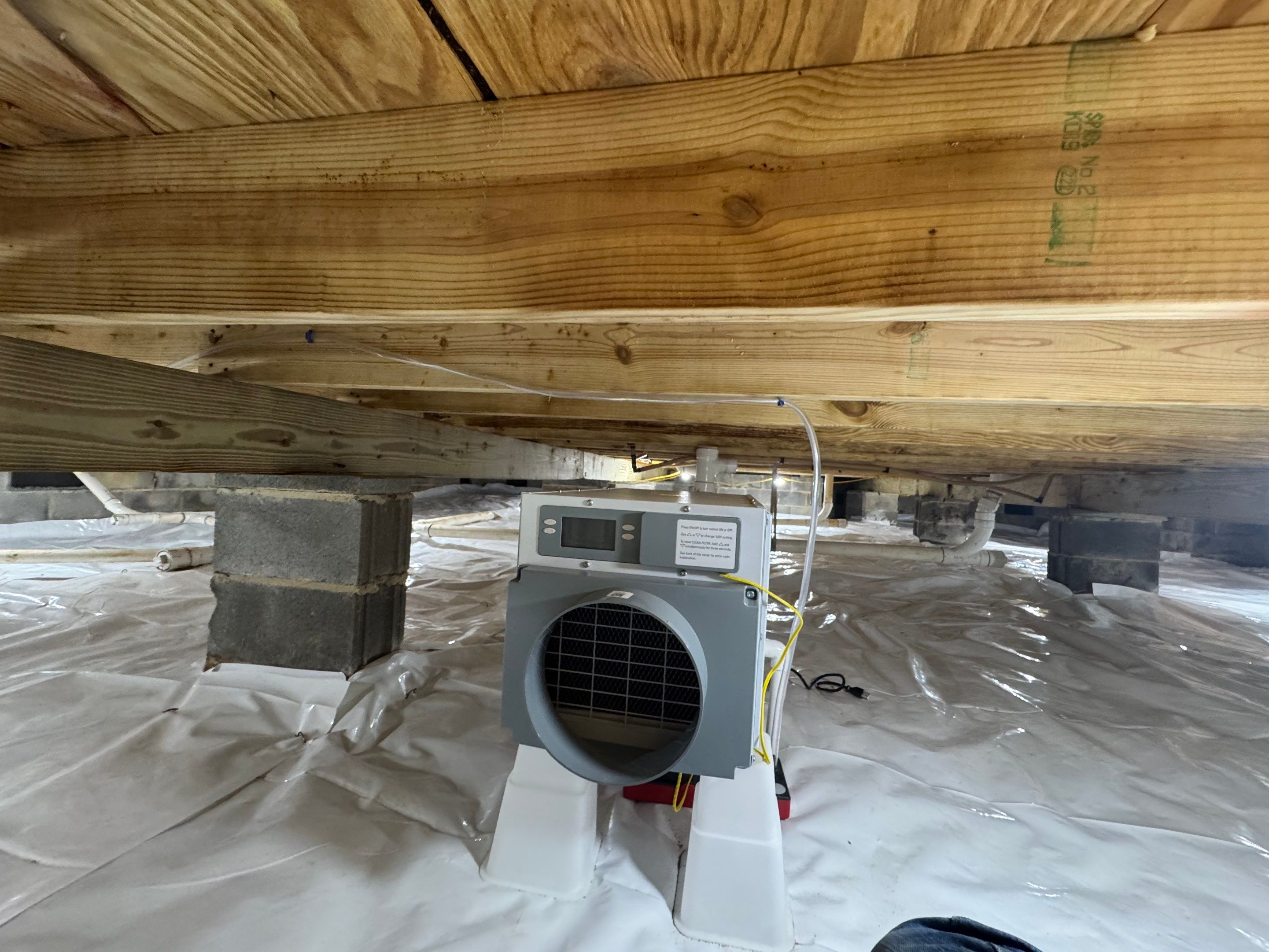 Project in Suffolk by Patriot Crawl Space Repairs