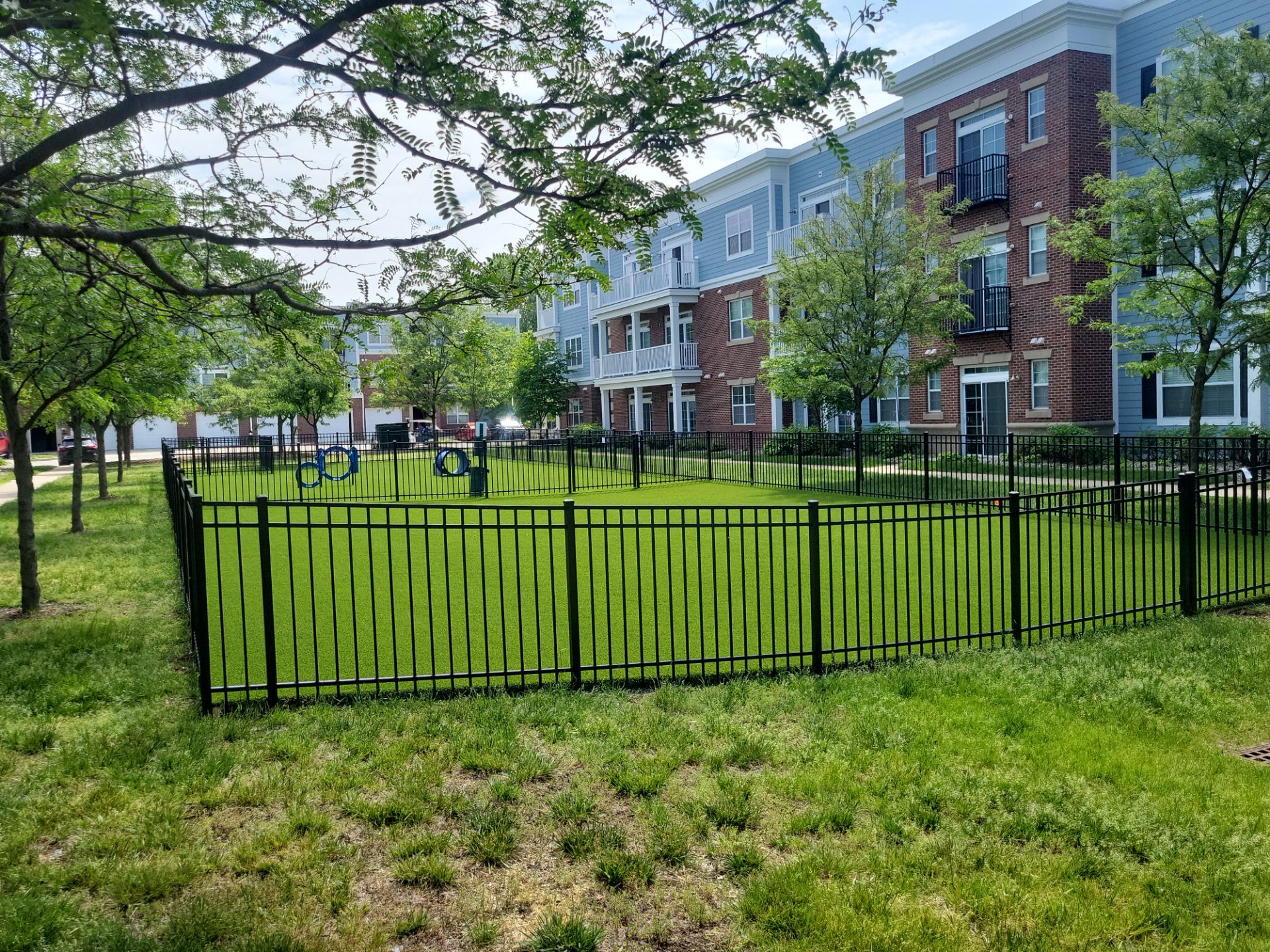 Apartment Pet Park Turf Renovation and Mini Personal Pet Yards @ Solana Apartments by Southwest Greens Midwest