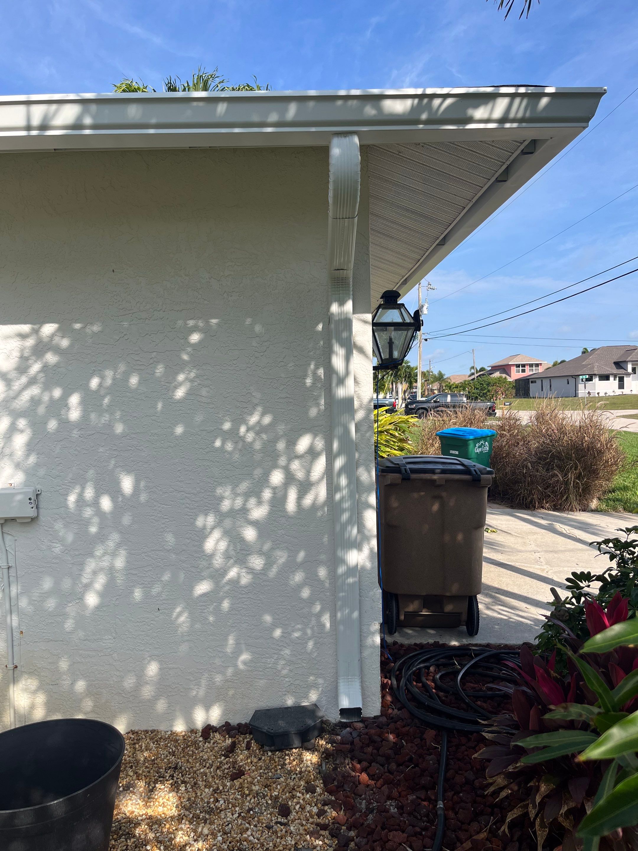 Soffit and Fascia Installation in Cape Coral FL by Gutter Professors