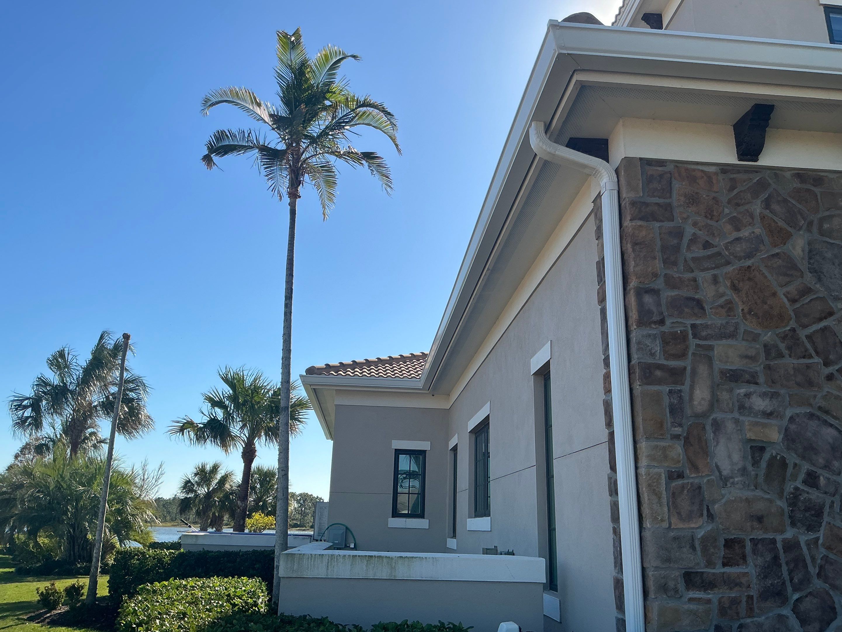 Downspout Installation for Multi-Story Homes in Lakewood Ranch by Gutter Professors