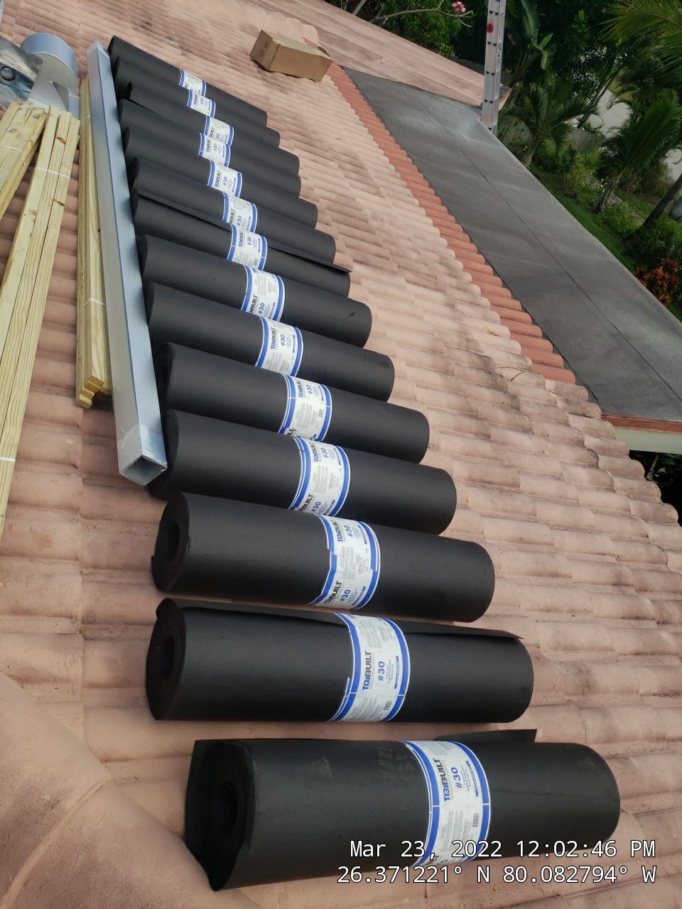 Residential Roofing Installation using 1" Nail strip metal roof by BLUES BROTHERS ROOFING