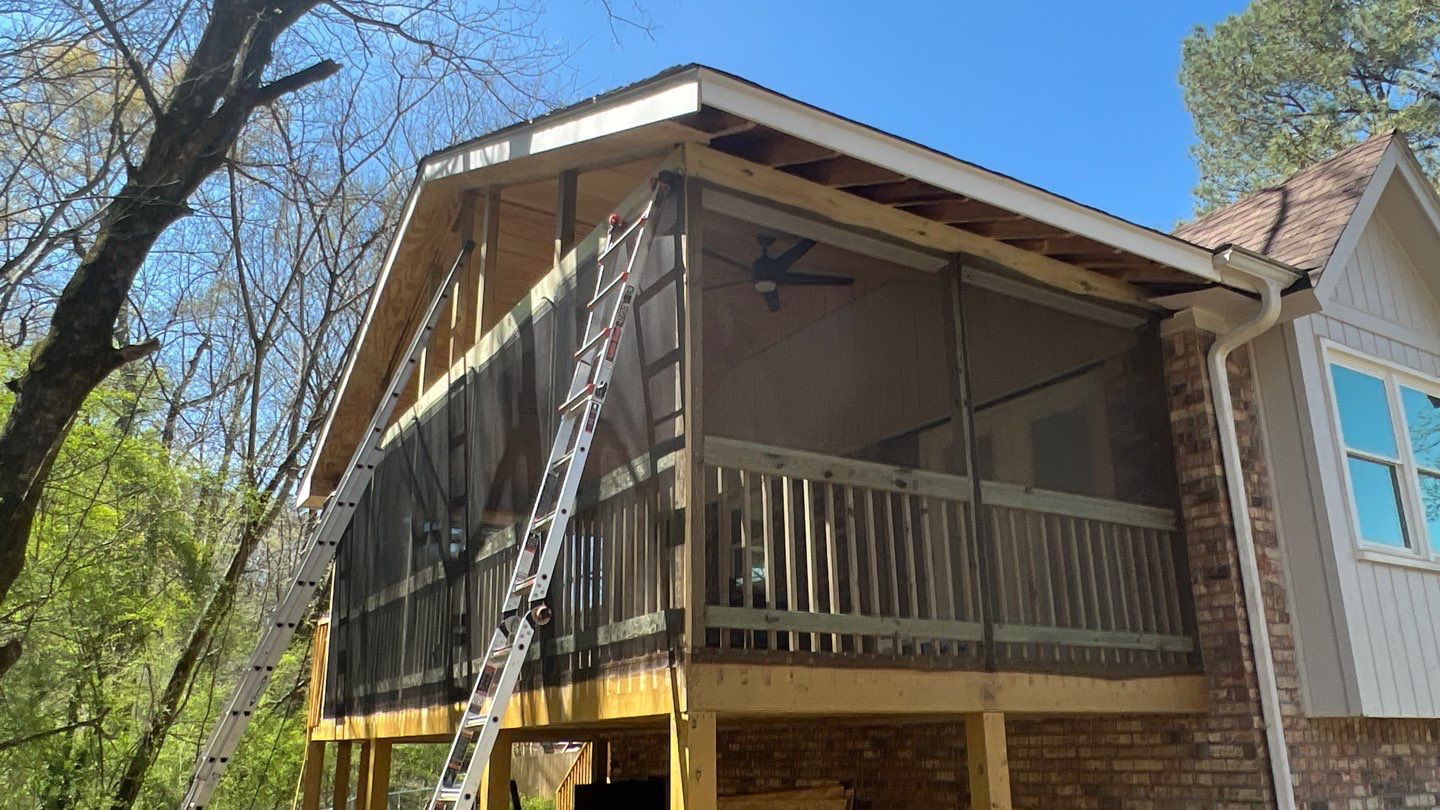 Mountain Brook - Covered Porch by Pillar and Pine