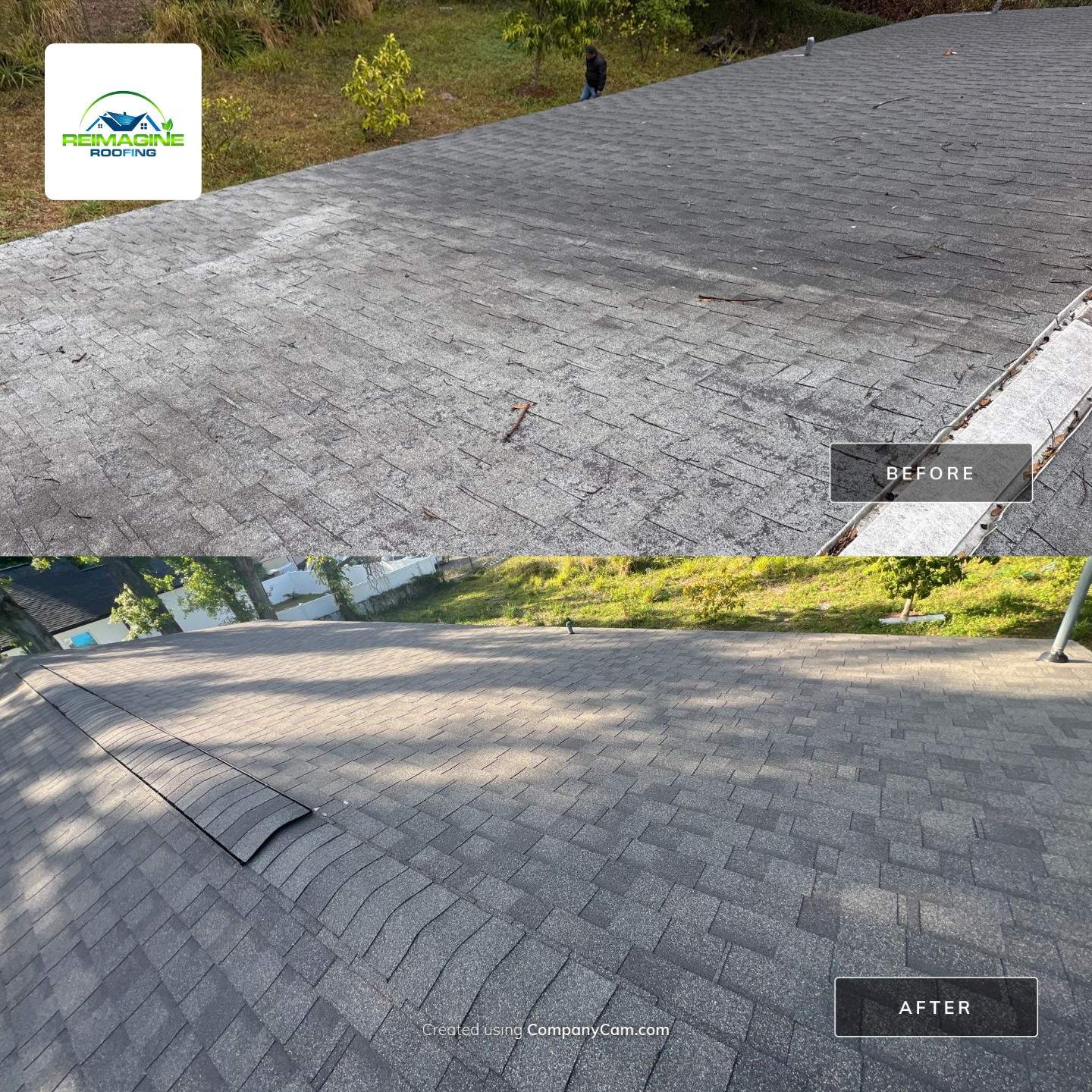 Estate Gray Shingles by Reimagine Roofing