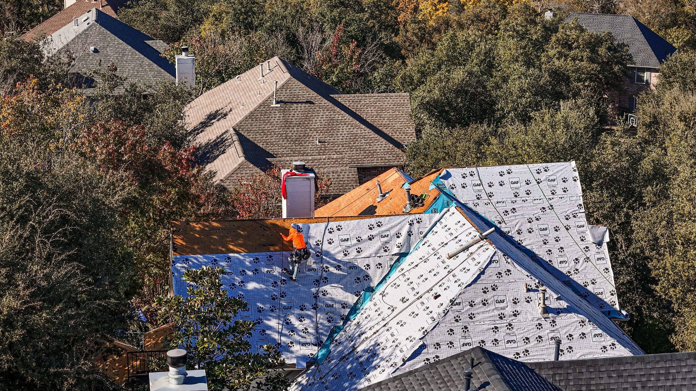 Golden Pledge Northwest Hills Roof Replacment by Lapeyre Roofing