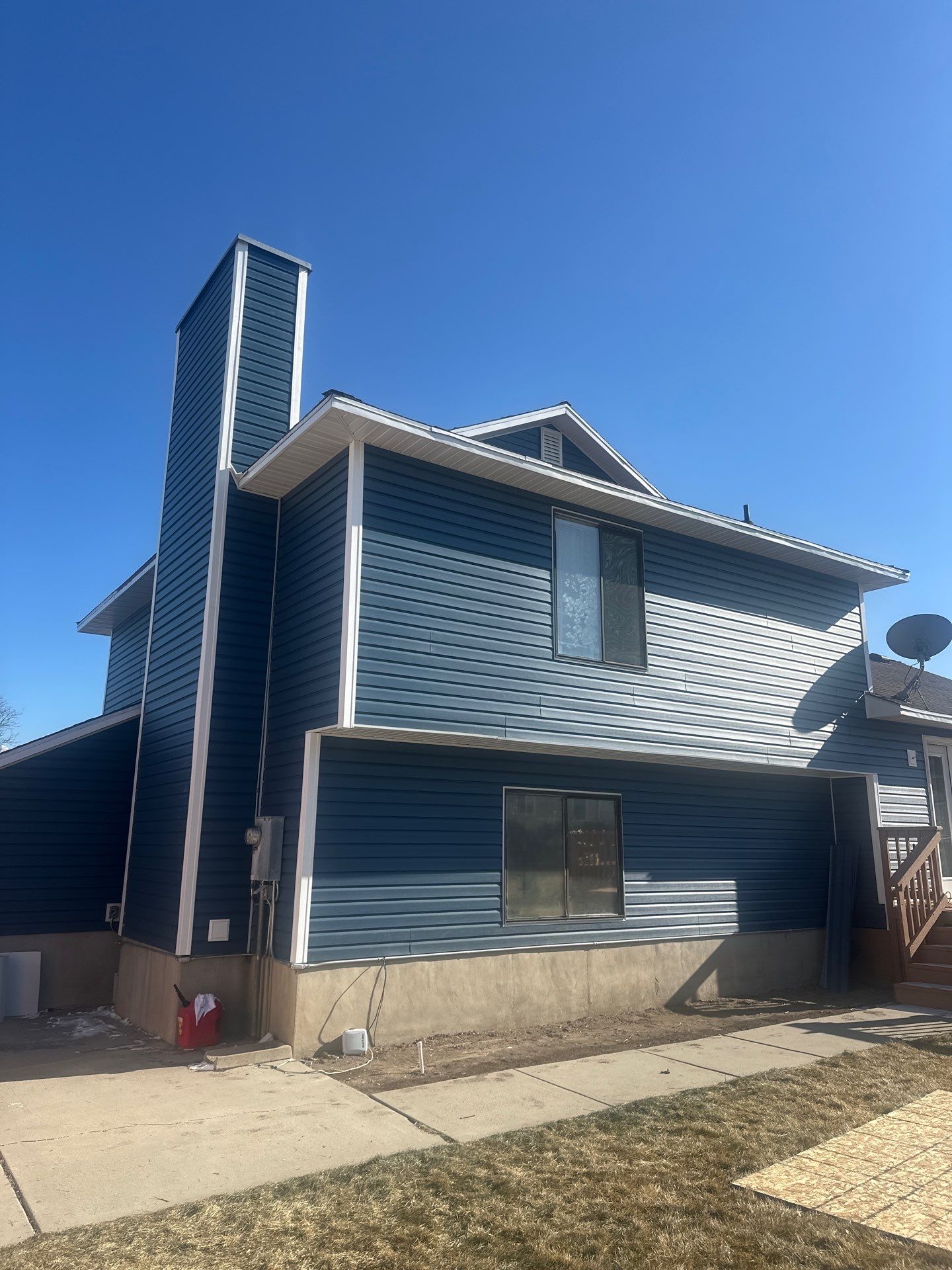 Project in West Jordan by Master Rain Gutters.