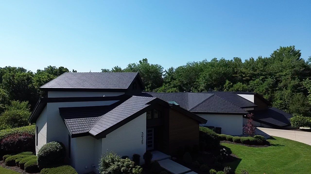 Black Frost Metal Shake Roof & Modern Exterior Renovation – Fort Wayne, IN by 4Ever Metal Roofing