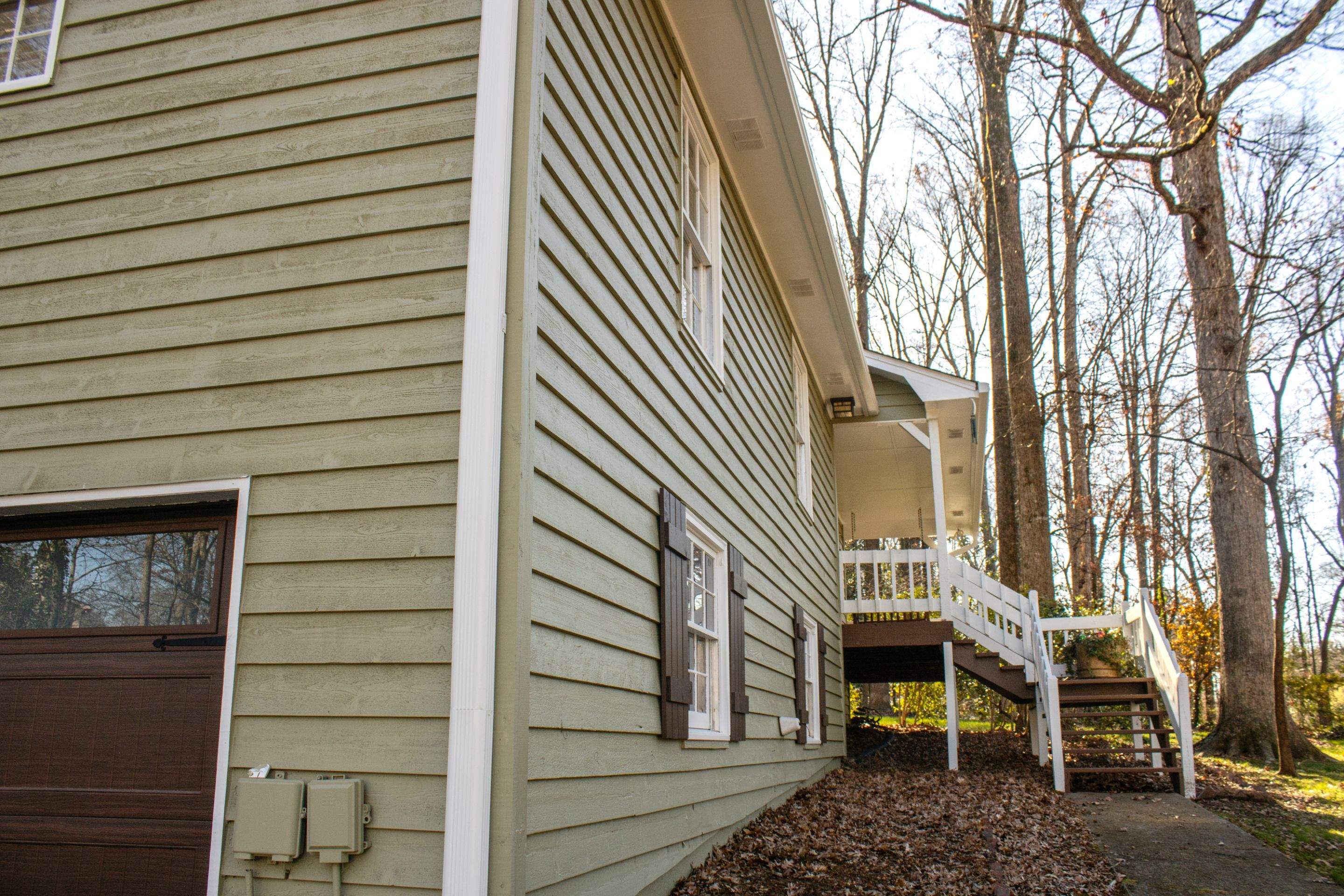 Exterior Painting using Sherwin Williams WoodScapes  by Nelson Exteriors 