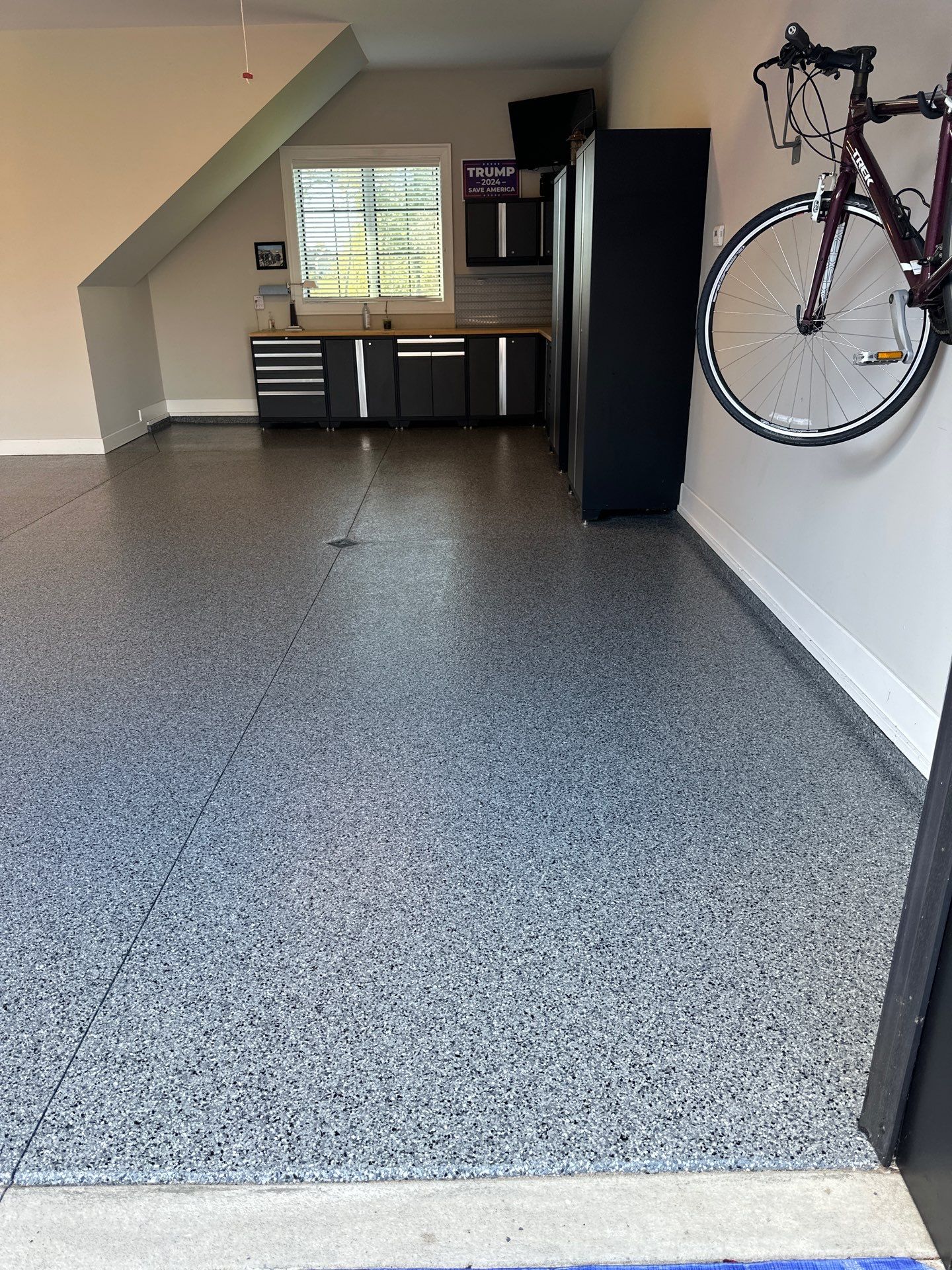 Garage Floor Coating using Nightfall by My Garage Floor Guys