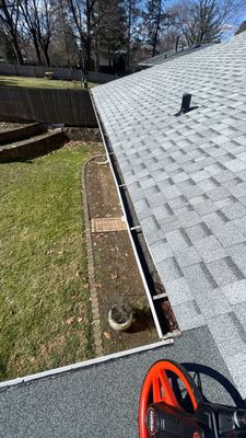 Turtle Shell gutter protection installation in St. Charles, IL 60174, photograph 7