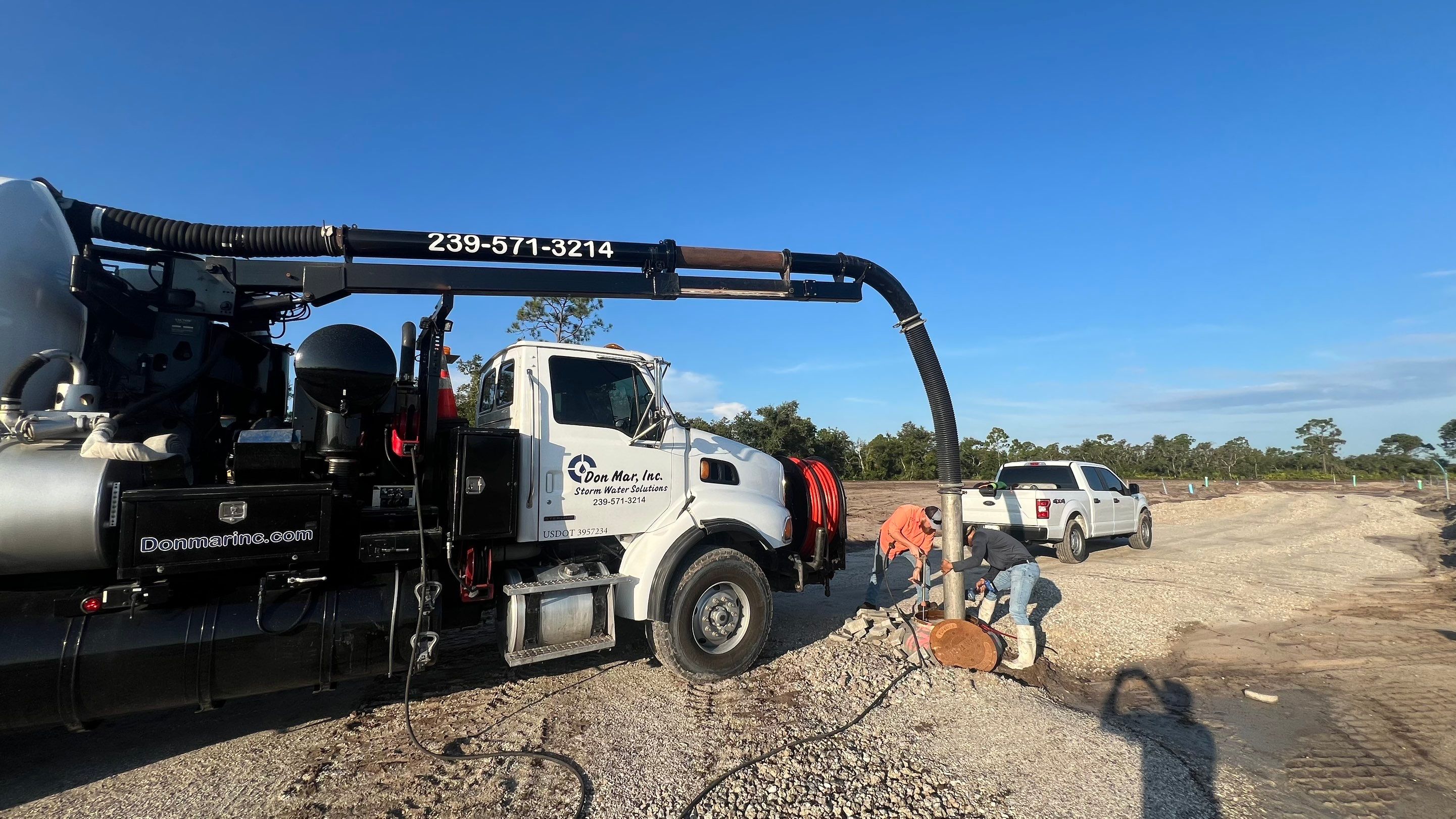 New Community Construction Sewer System Cleaning by Don Mar, Inc. Storm Water Solutions