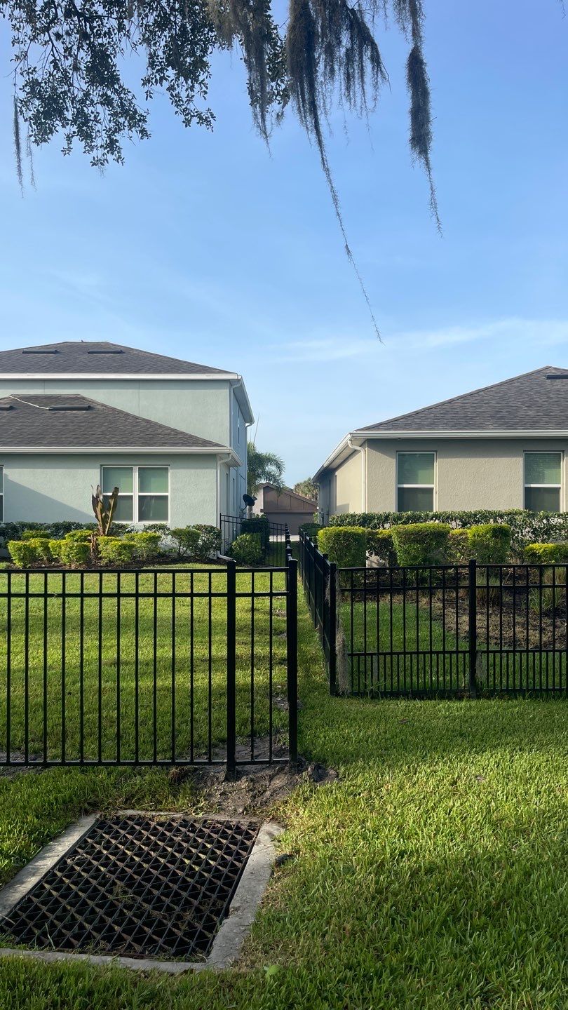 Sarasota, FL 4ft. Tall 3-Rail Black Aluminum Fence by Asap fence and gates, LLC