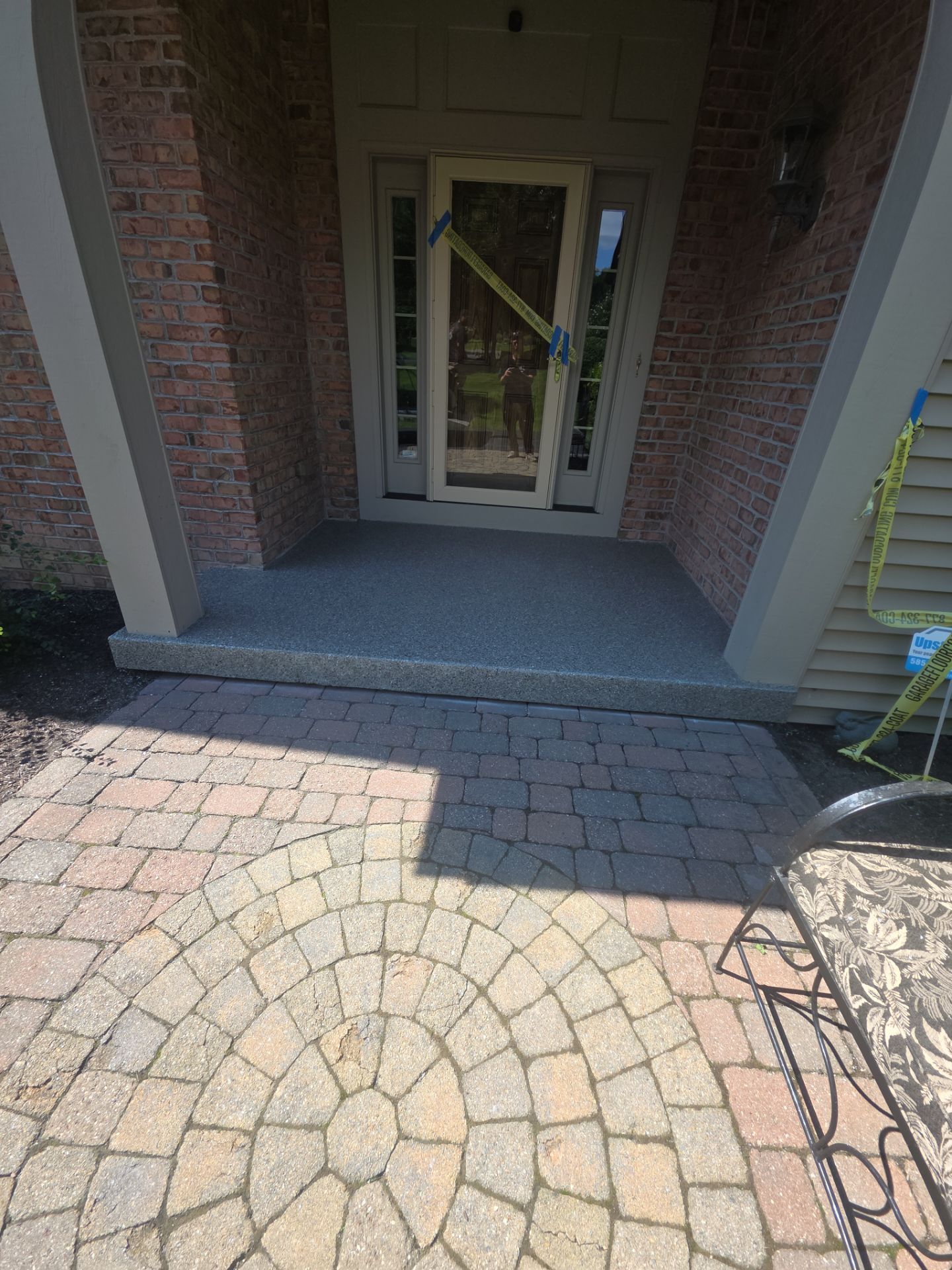 Vintage Shalestone Porch Coating by NG Masonry & Construction LLC