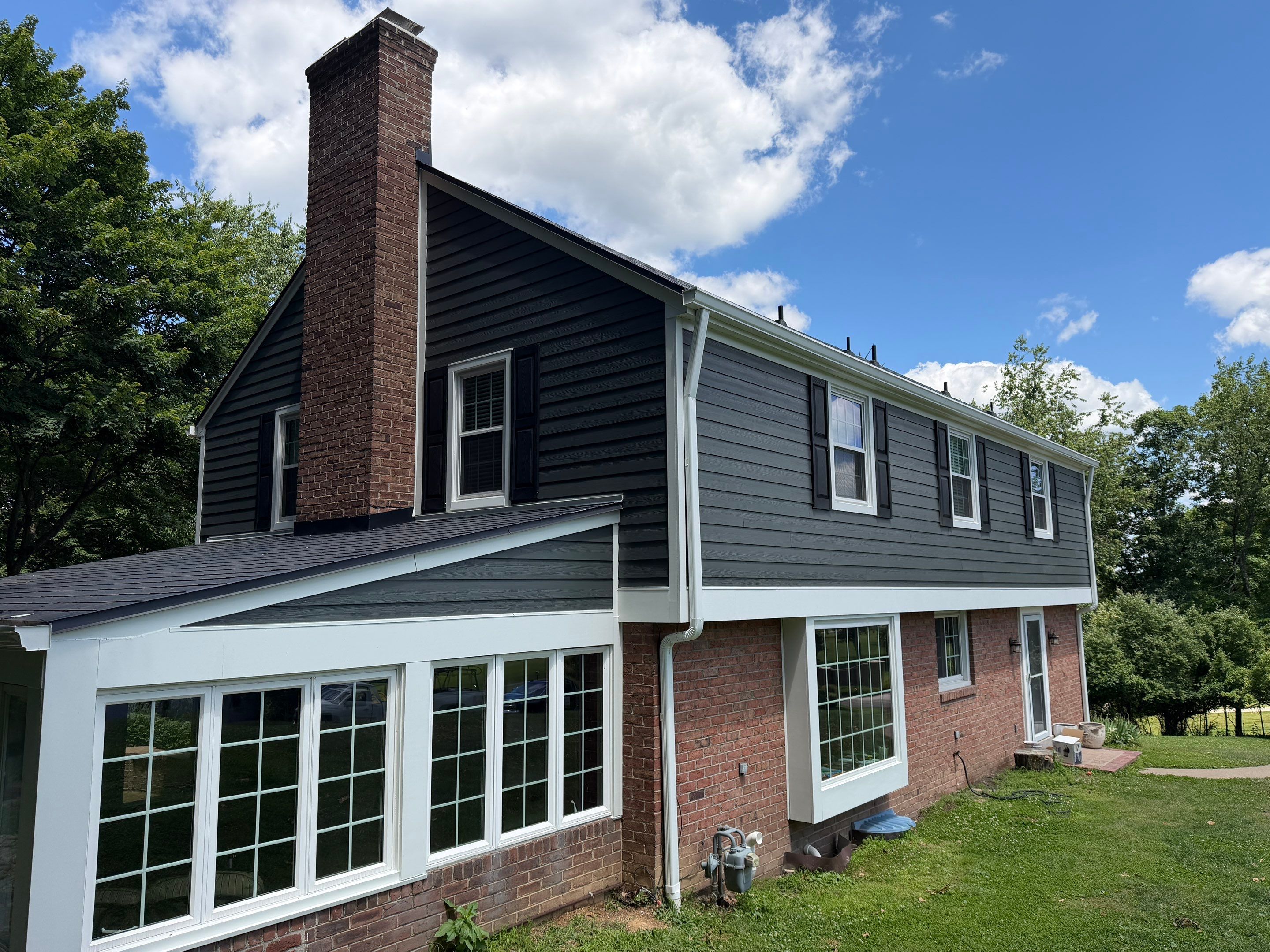 James Hardie Transformation of a Majestic Sewickley Heights Home by Ideal Siding Pittsburgh