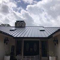 24ga 1.5" Snap-Lock Matte Black   by Total Roofing System The Metal Roof Experts