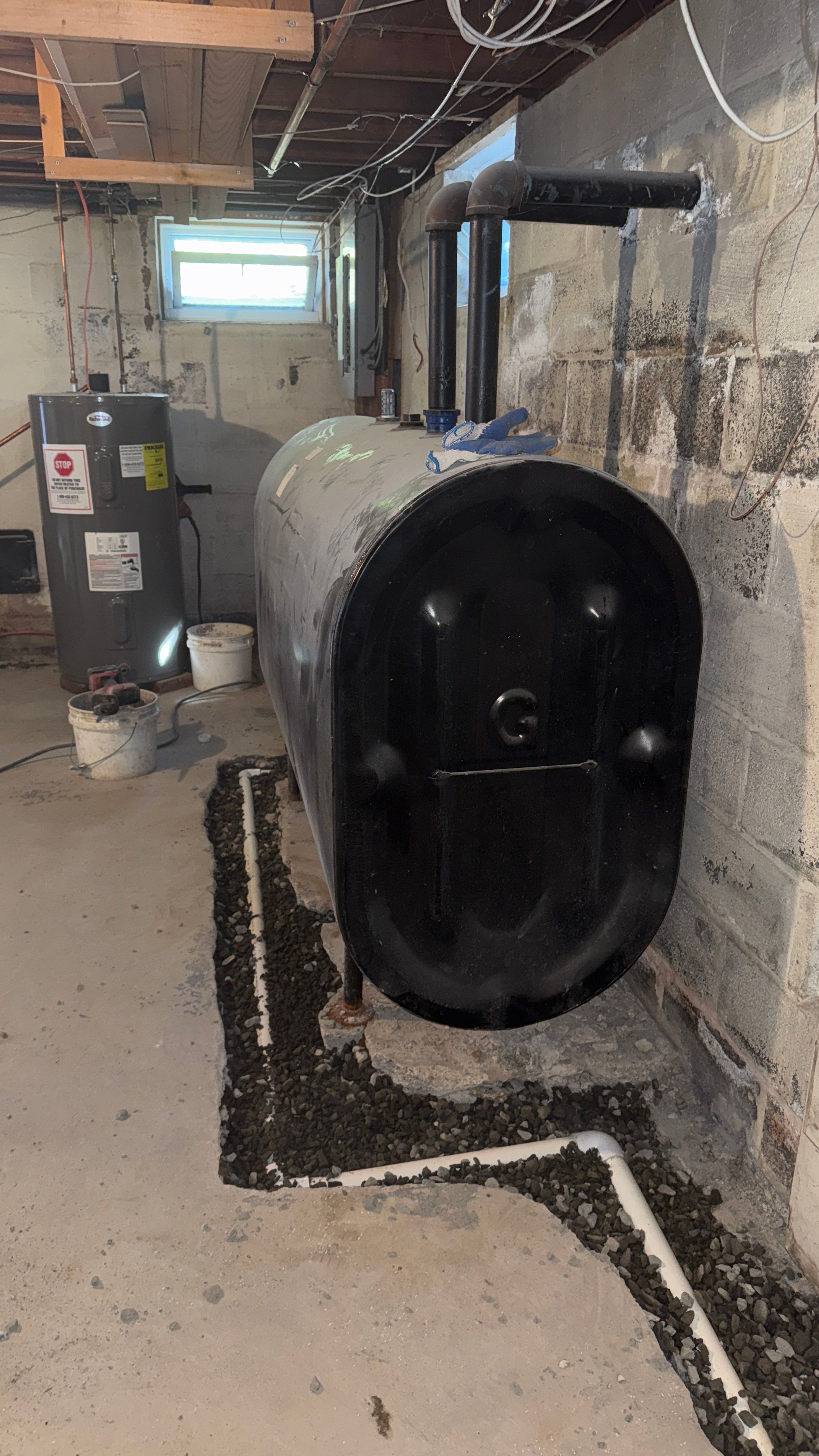 Interior French Drain Washington Township, NJ by Pure Service Pro, LLC 