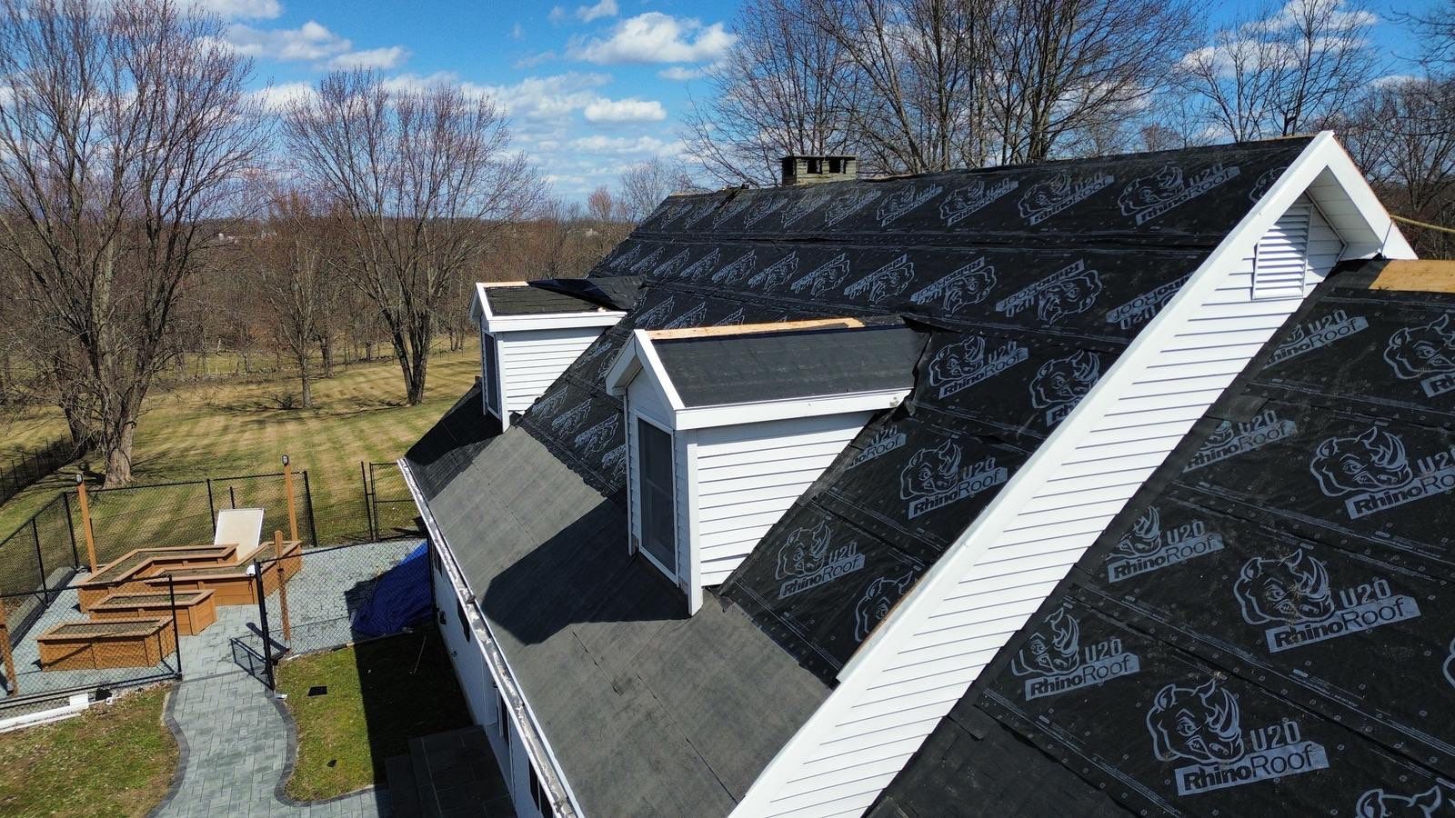 New Roof in Pine Bush, NY by roberts roofing