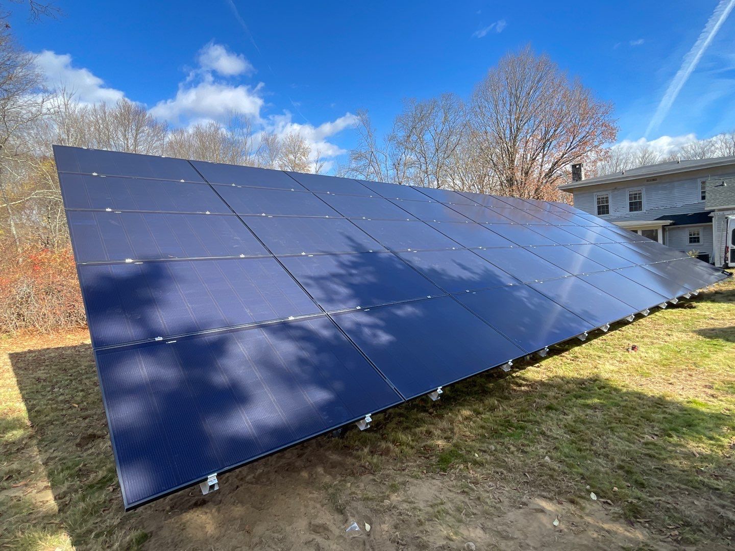 Ground Mount Installation in Connecticut by Infinity Solar Systems