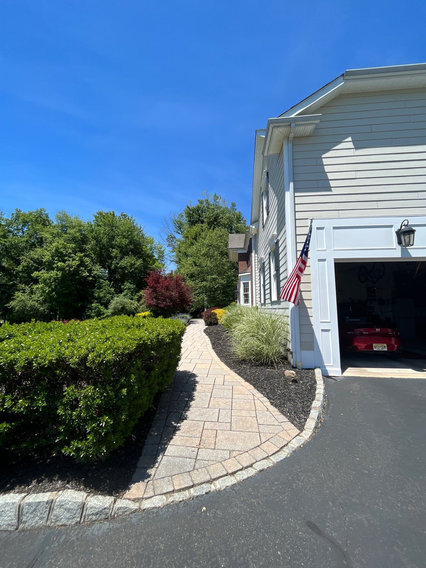 Lawn Care and Shrub Care at a beautiful Bridgewater property by Ants Plants