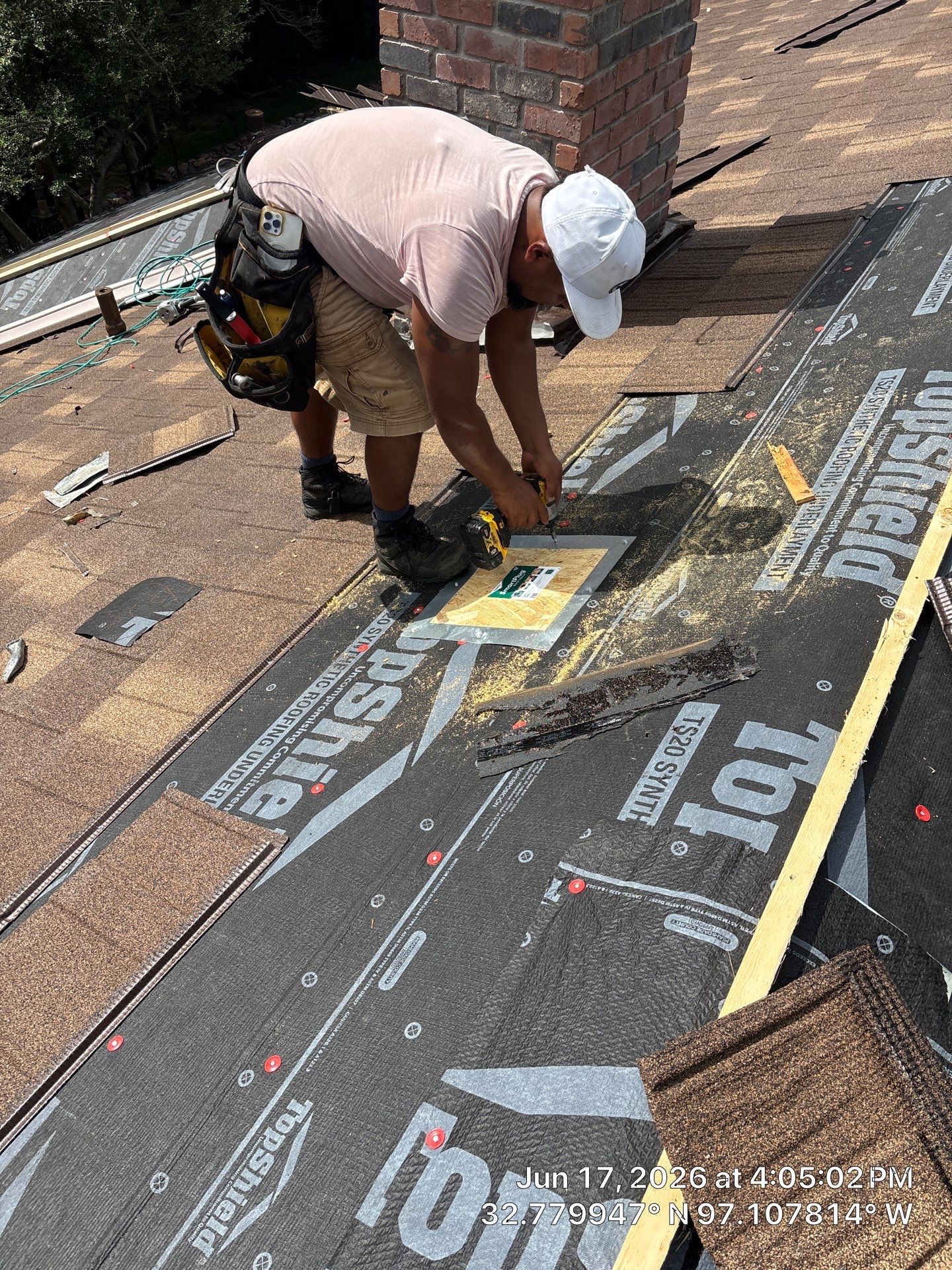 Decra Shake XD Install and Full General Contracting project in one of Arlington's beautiful communities by First United Roofing & Construction