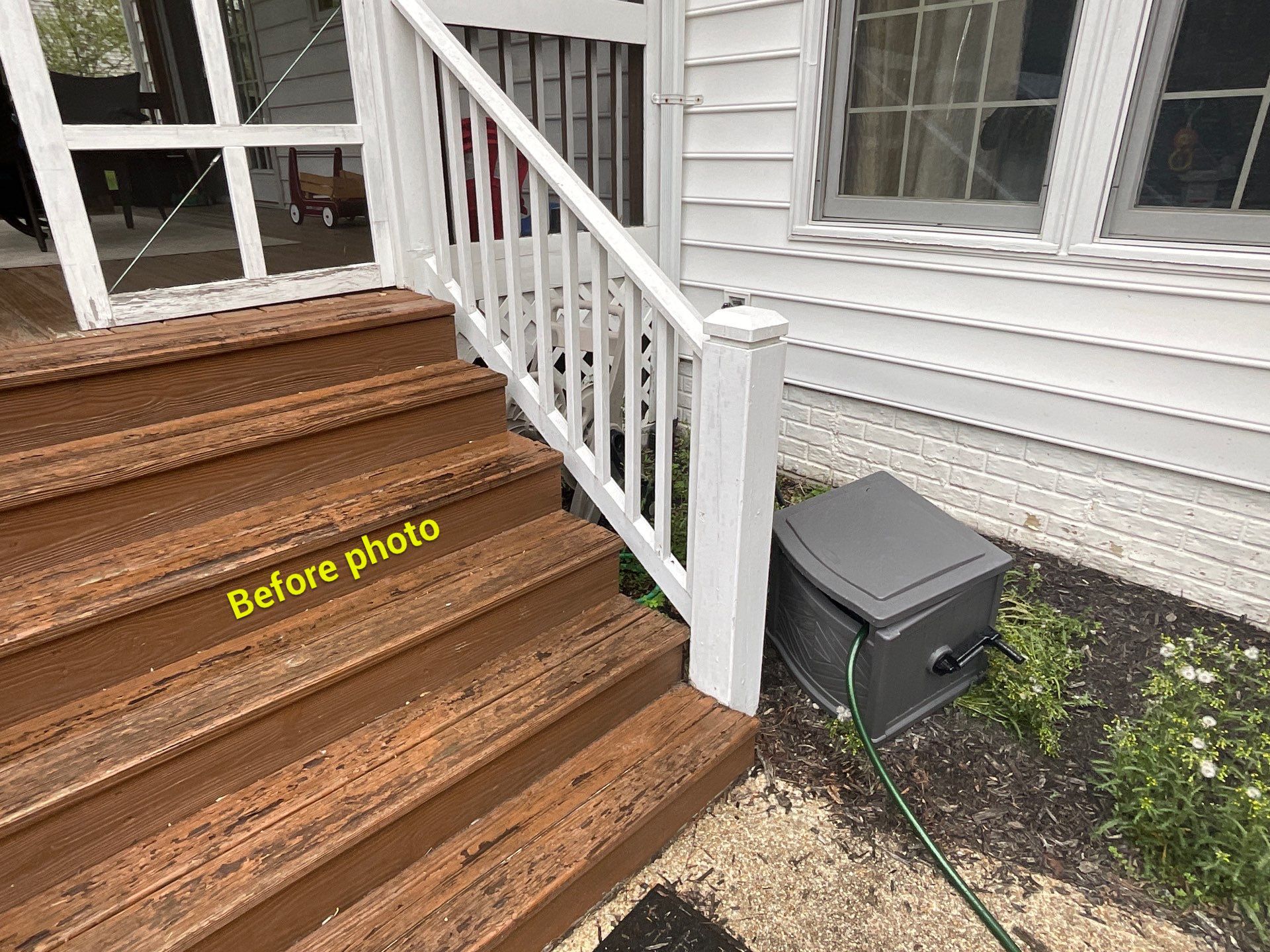 New Decking Boards and New Railing  by Alpha Design Services