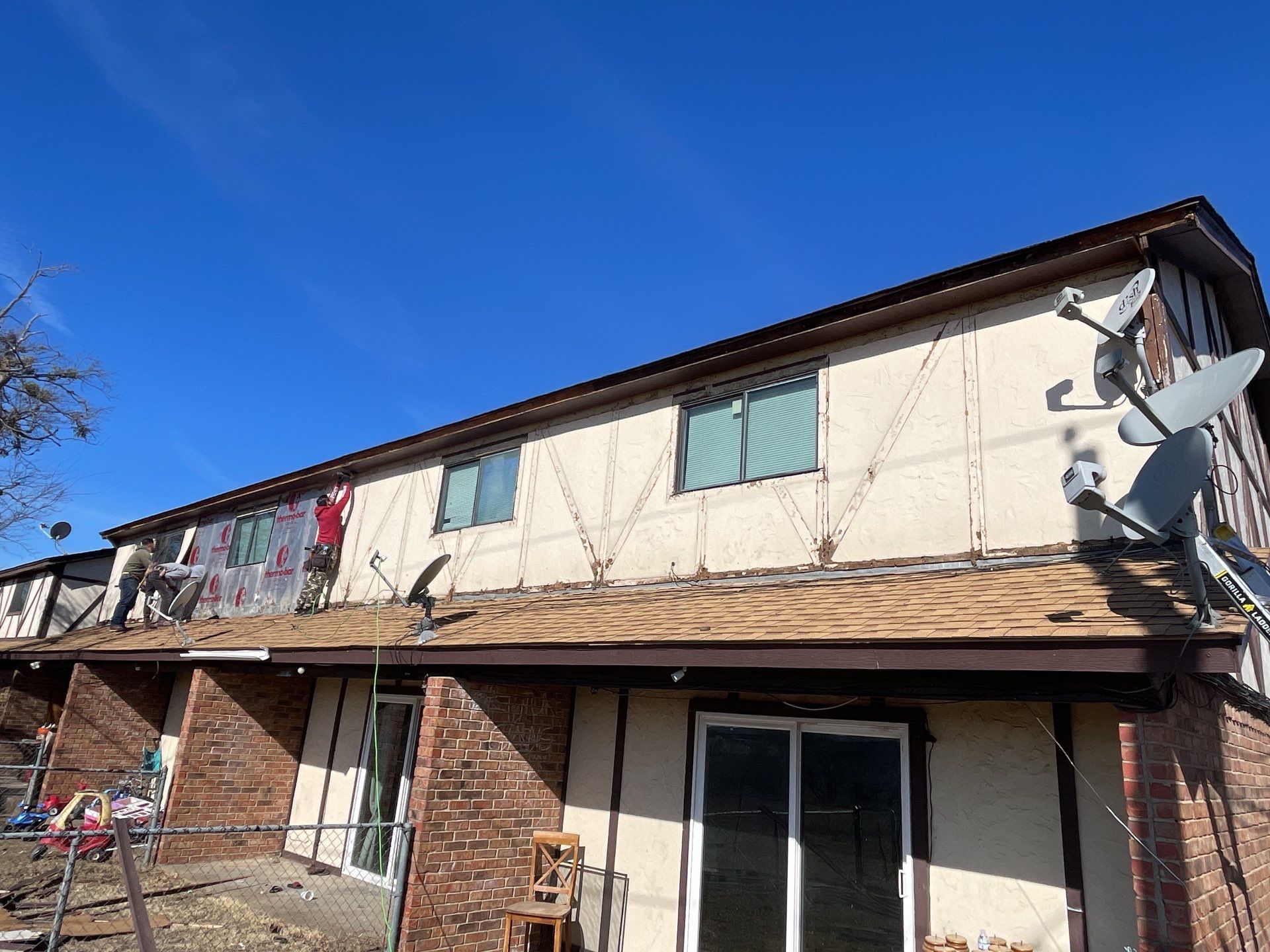 Exterior Repair using Various Exterior Products by Harvey Roofing & Construction