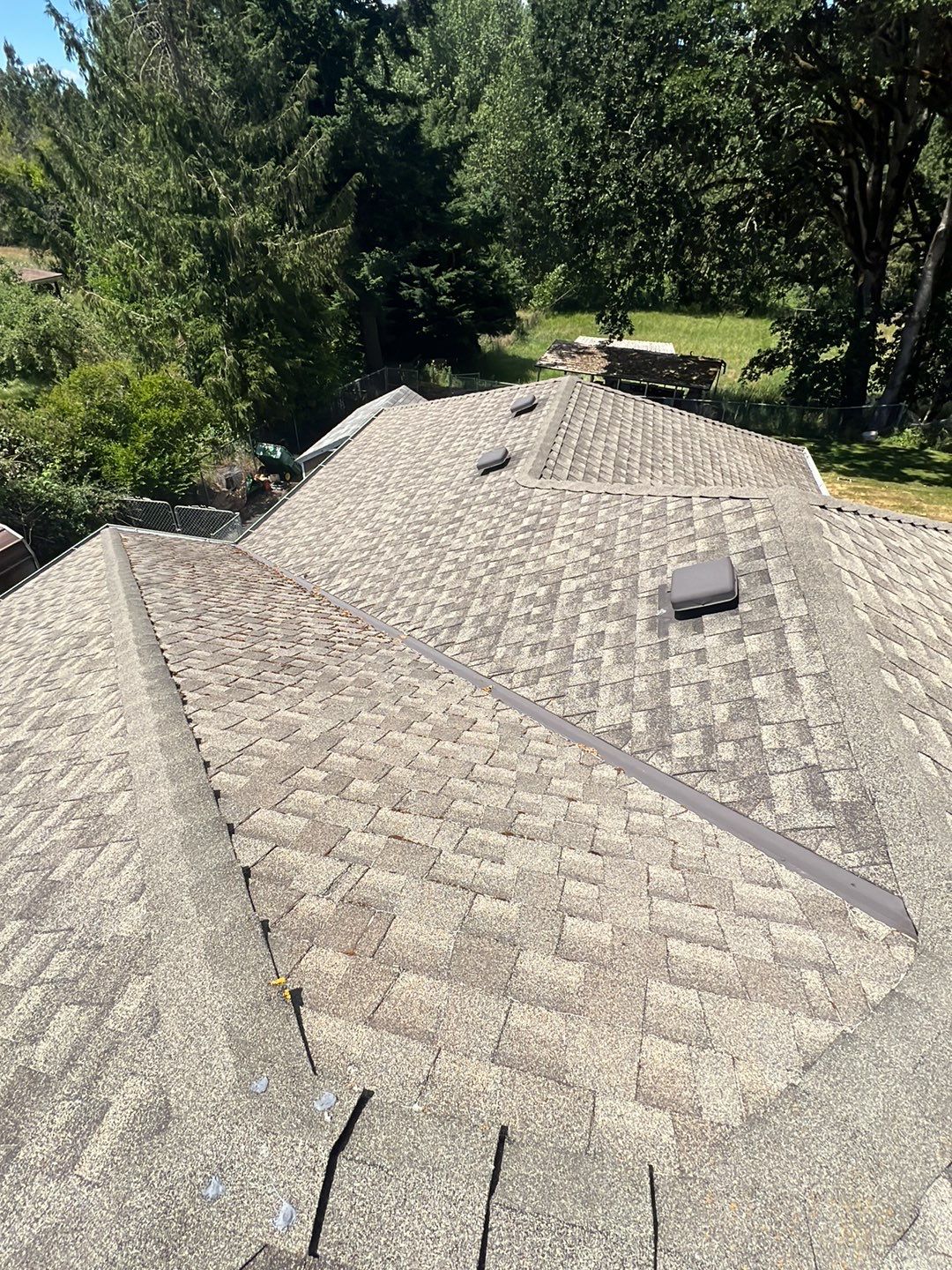 Residential Roofing Installation using IKO Dynasty (Color: Biscayne) by Orezona Building & Roofing Company, Inc.