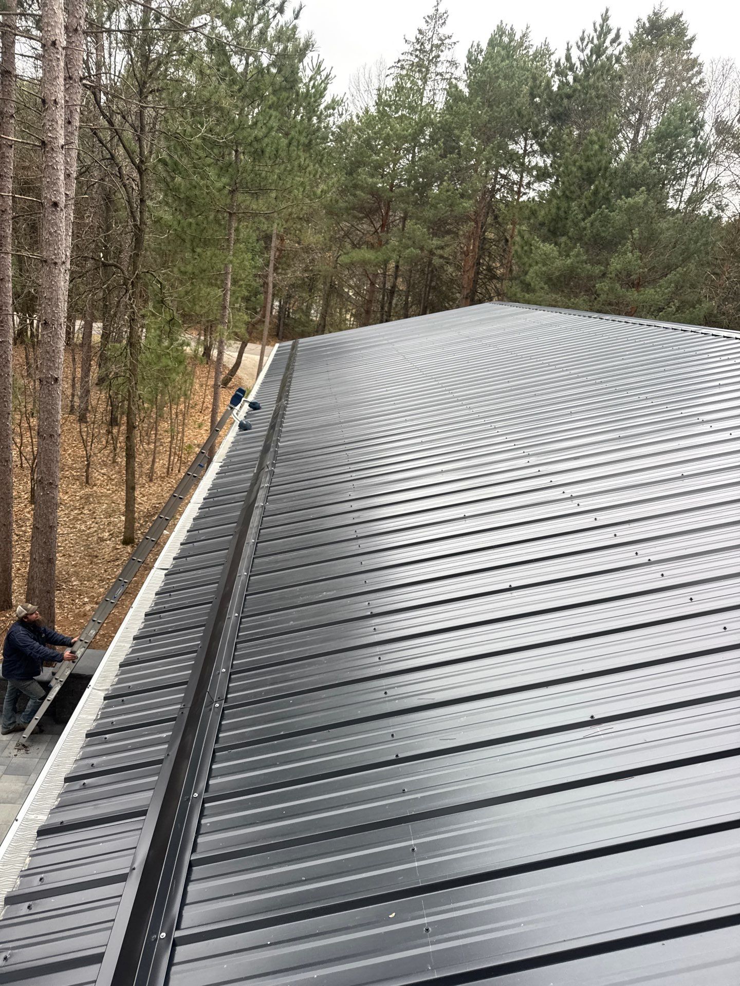 Heavy-Duty Protection: 6" Gutters with Leaf Blaster Pro & Snow Rails by Next Level Seamless Gutters / Exteriors Inc.