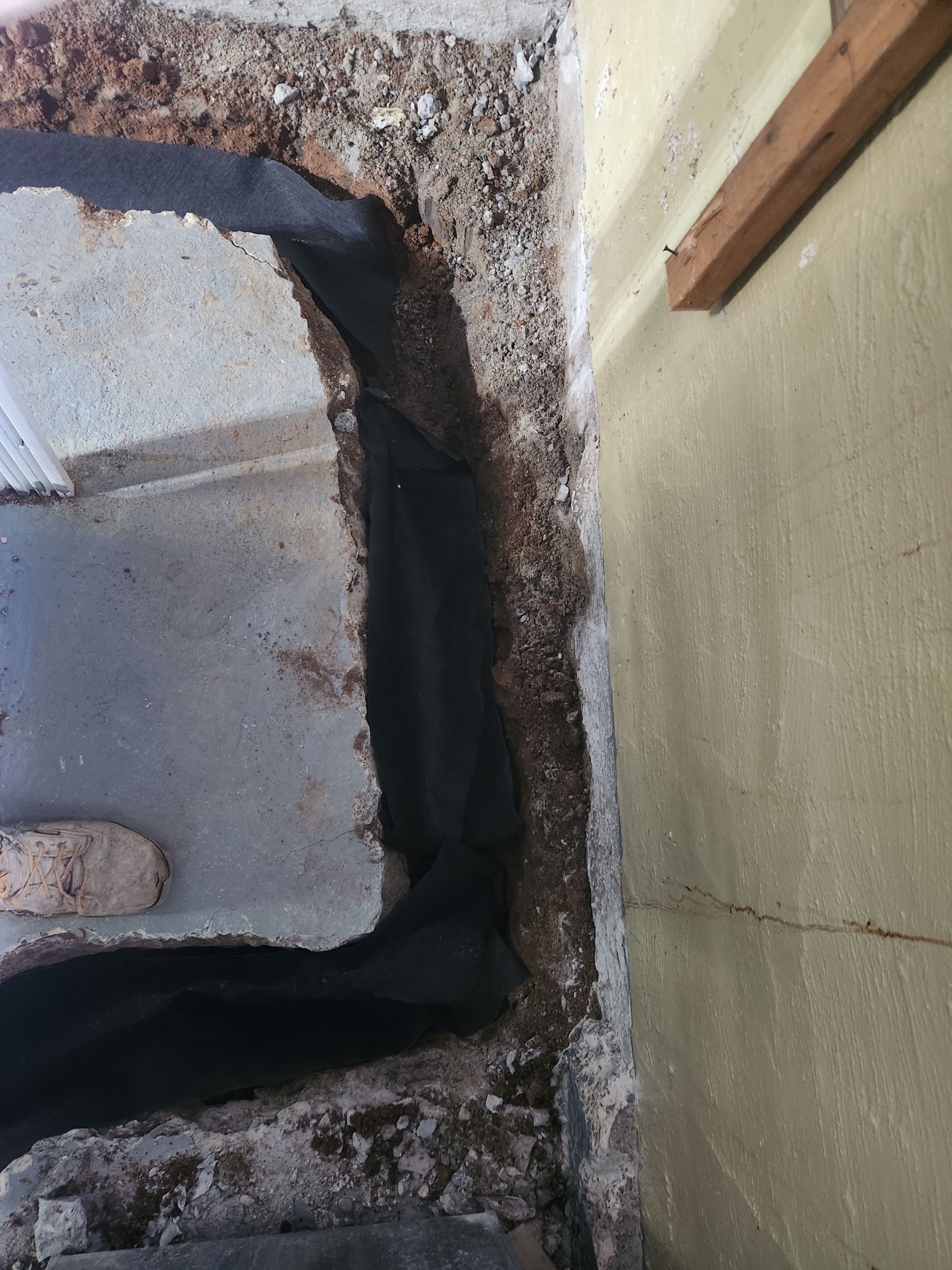 Interior French Drain River Edge NJ by Pure Service Pro, LLC 