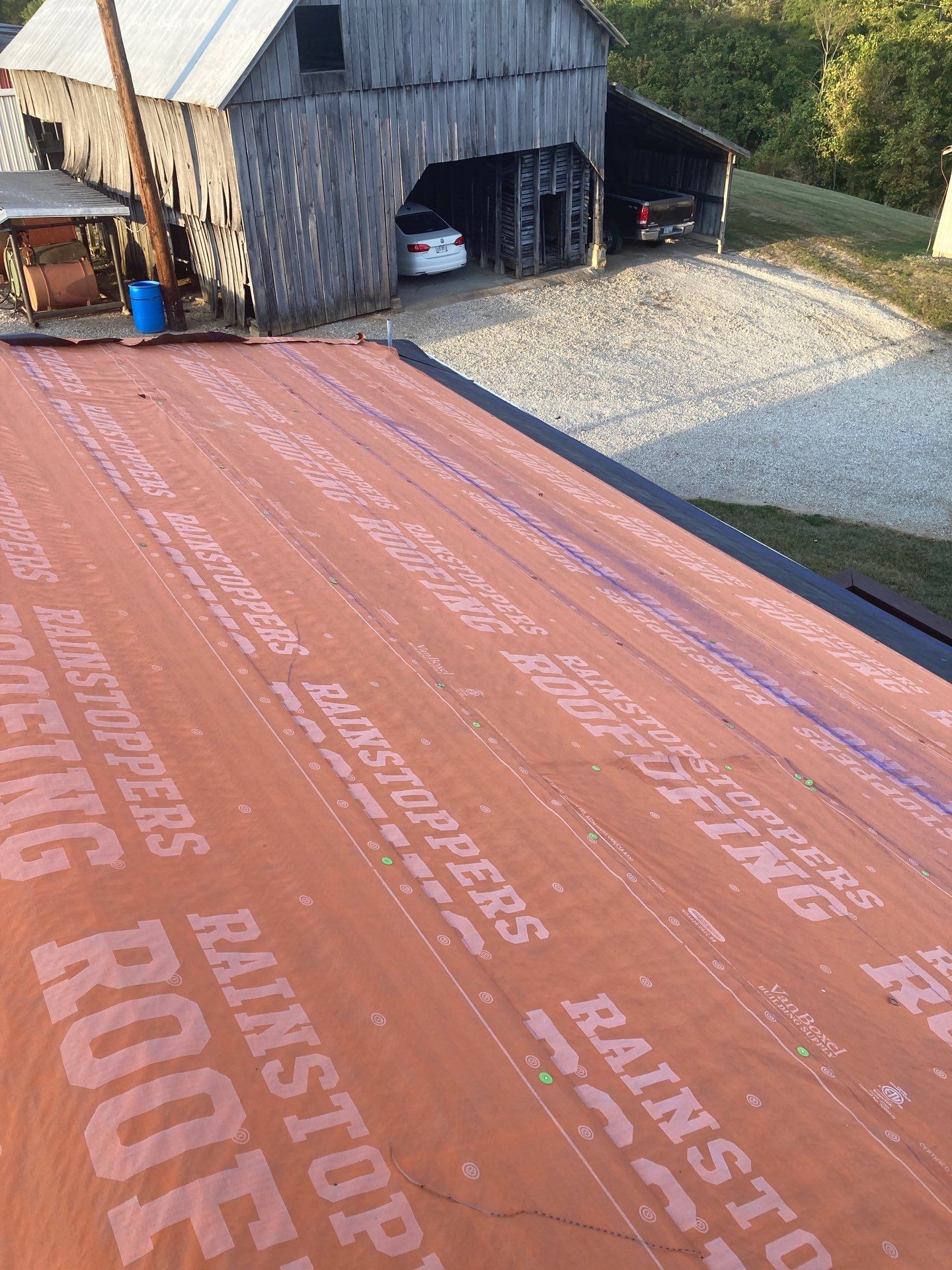 Residential Roofing Installation using GAF Timberline HDZ Charcoal by Rainstoppers Roofing
