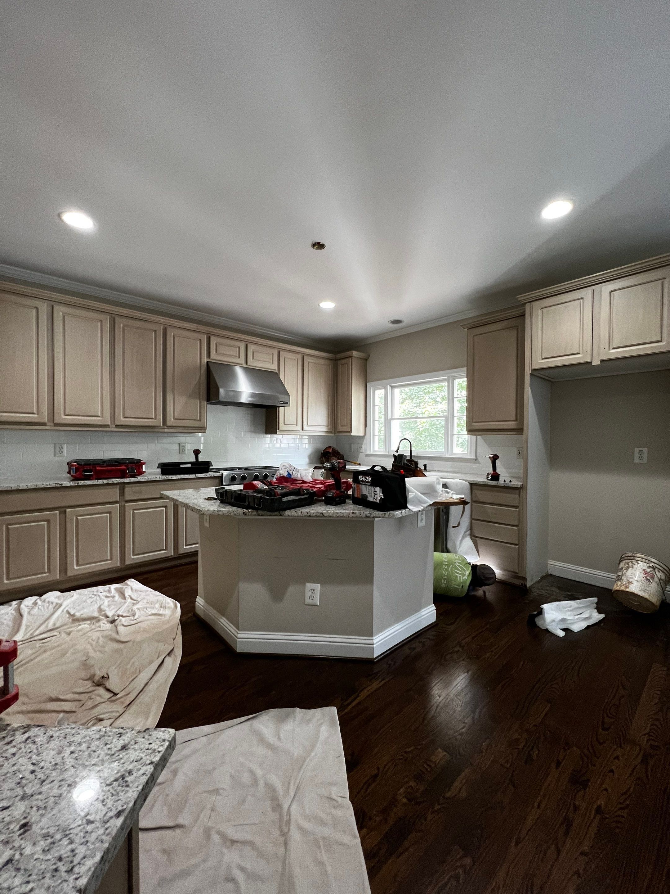 Kitchen Remodel in Roswell Featuring Shaker Cabinetry and Quartz Countertops by Swift Home Renovations 