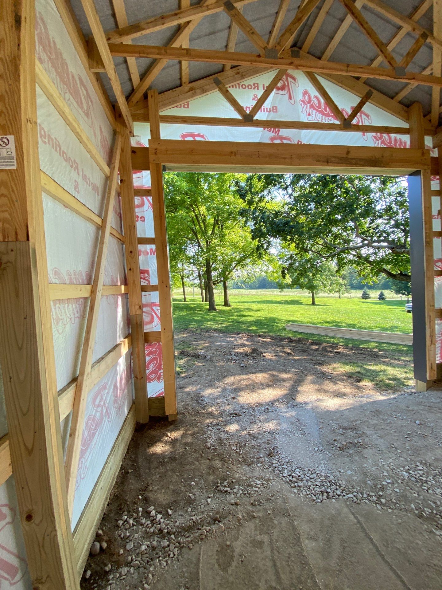 Project in Arlington, IN by The Barn Builders 
