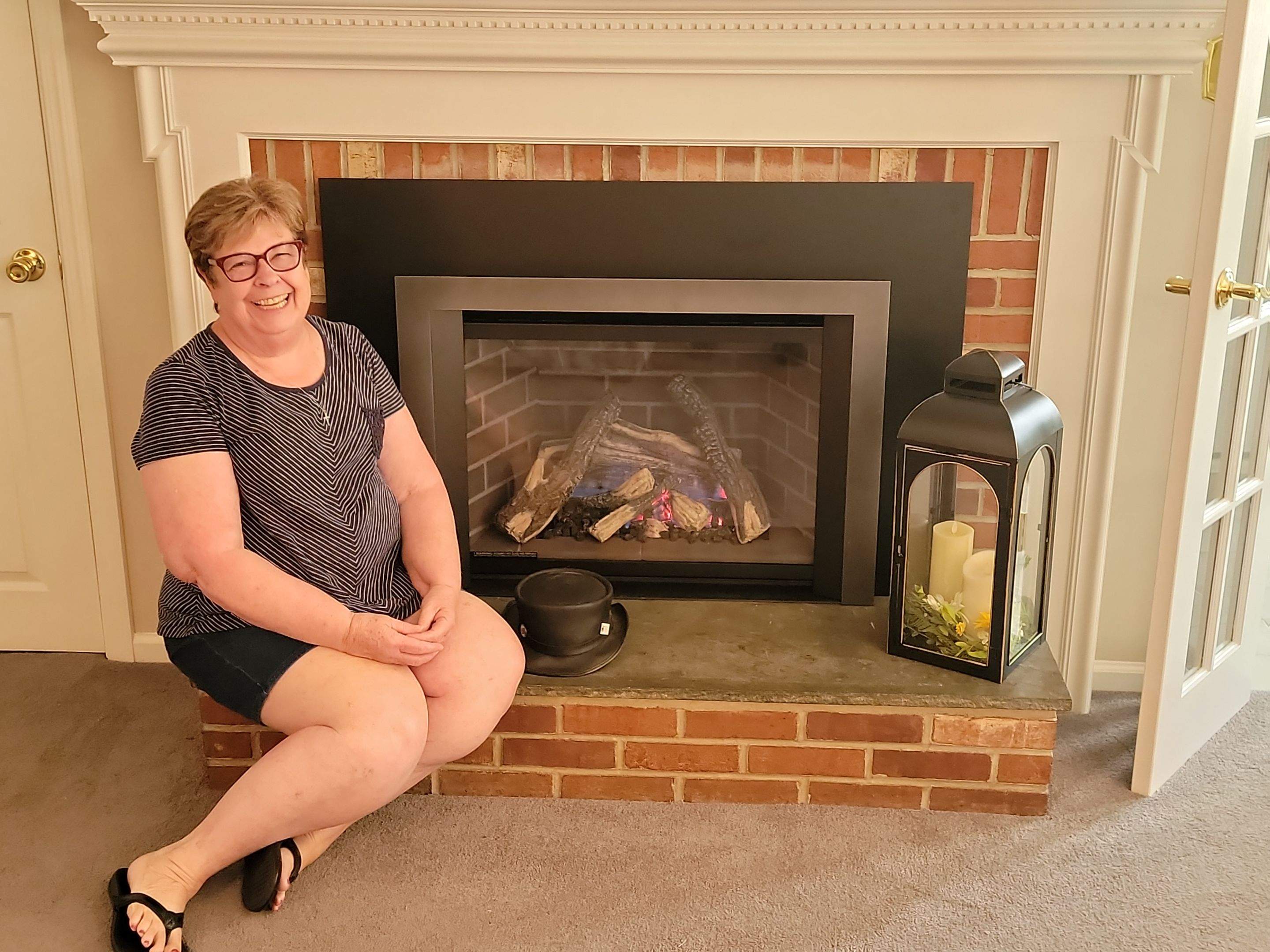 Update with Gas Fireplace by Closer to the Hearth
