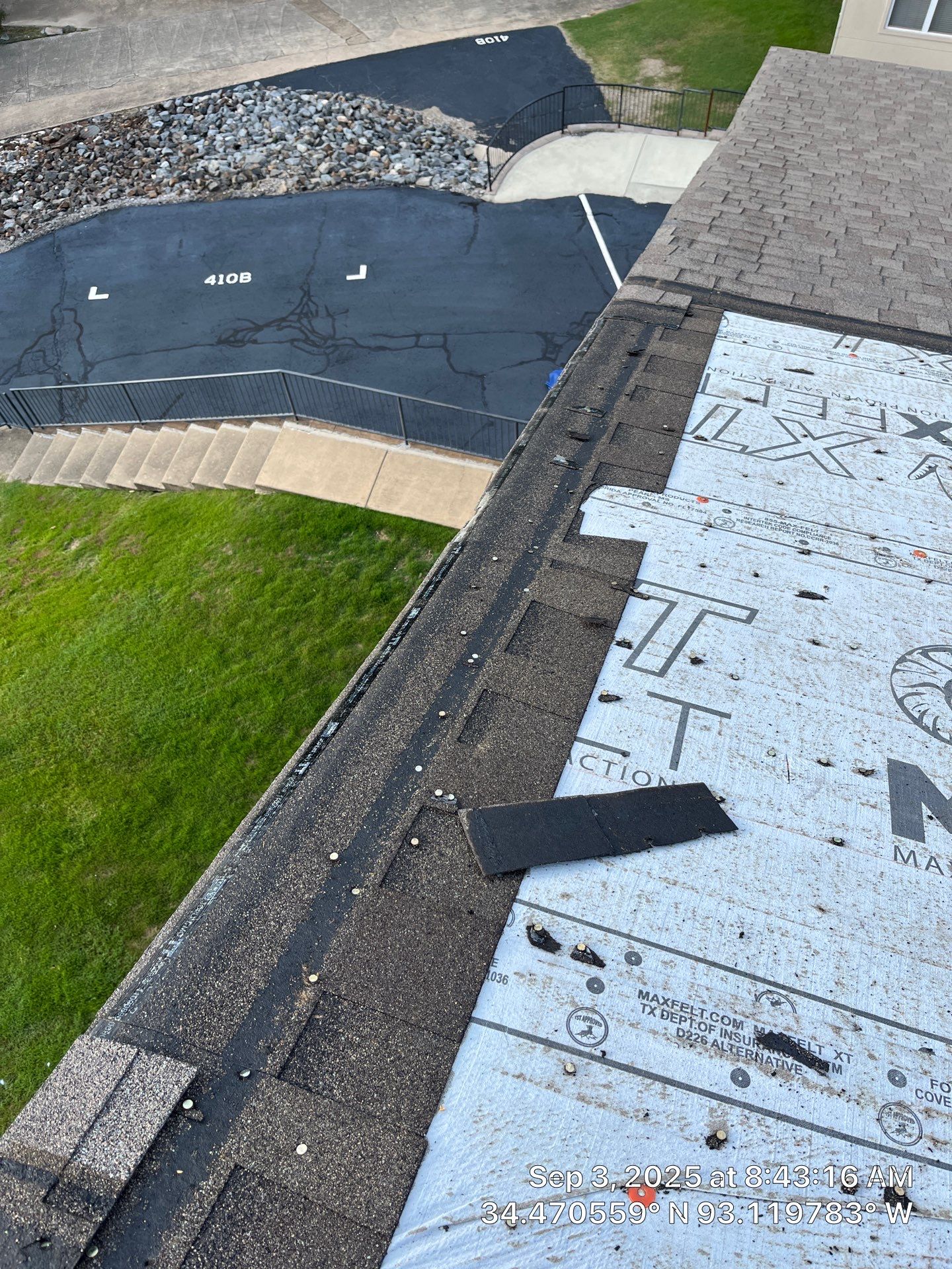 Multi-Unit Architectural Shingle Roof Replacement in Hot Springs Arkansas by Temple Roofing and Exteriors