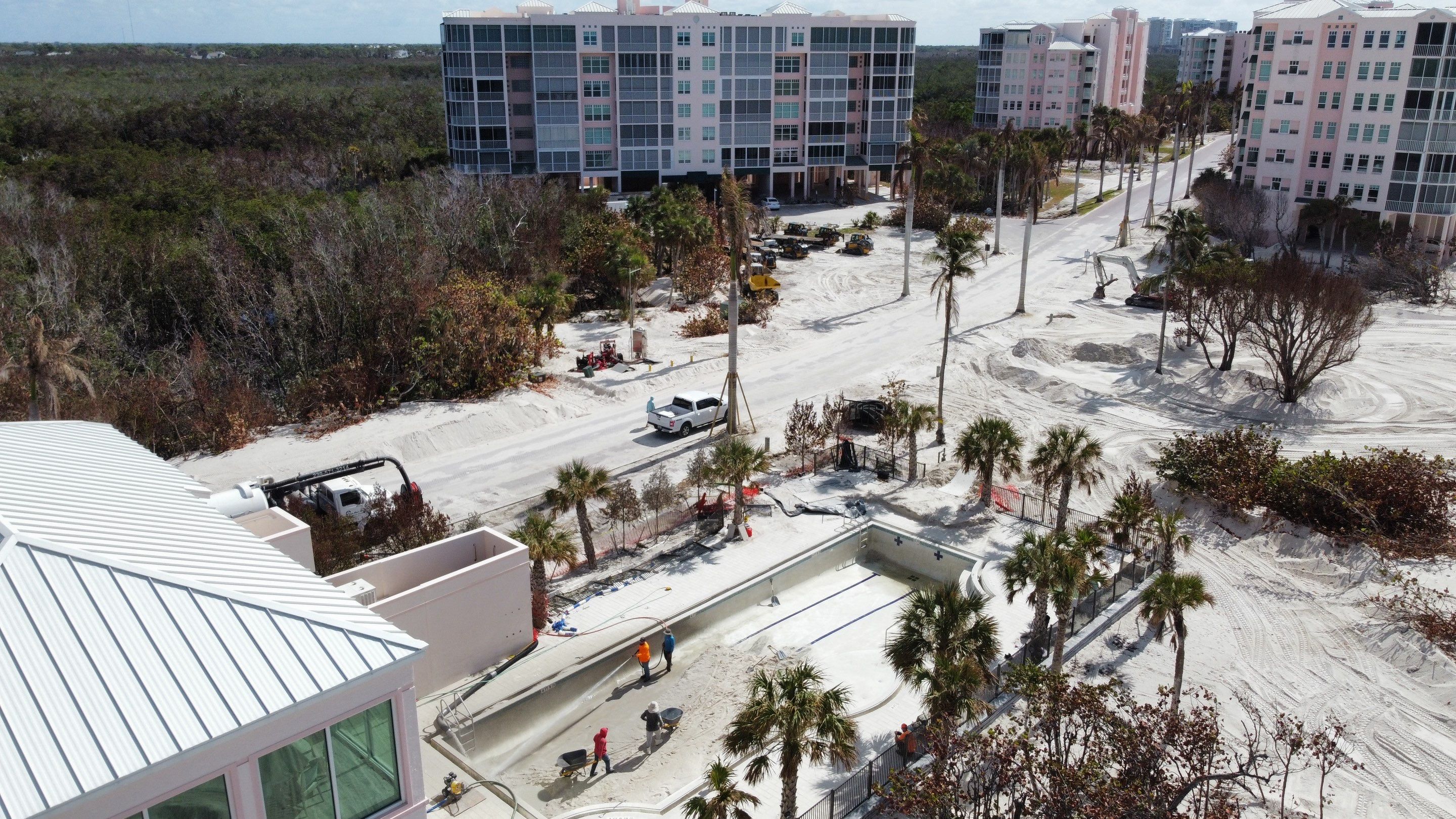 Beachside Community Club Pool Cleanout by Don Mar, Inc. Storm Water Solutions