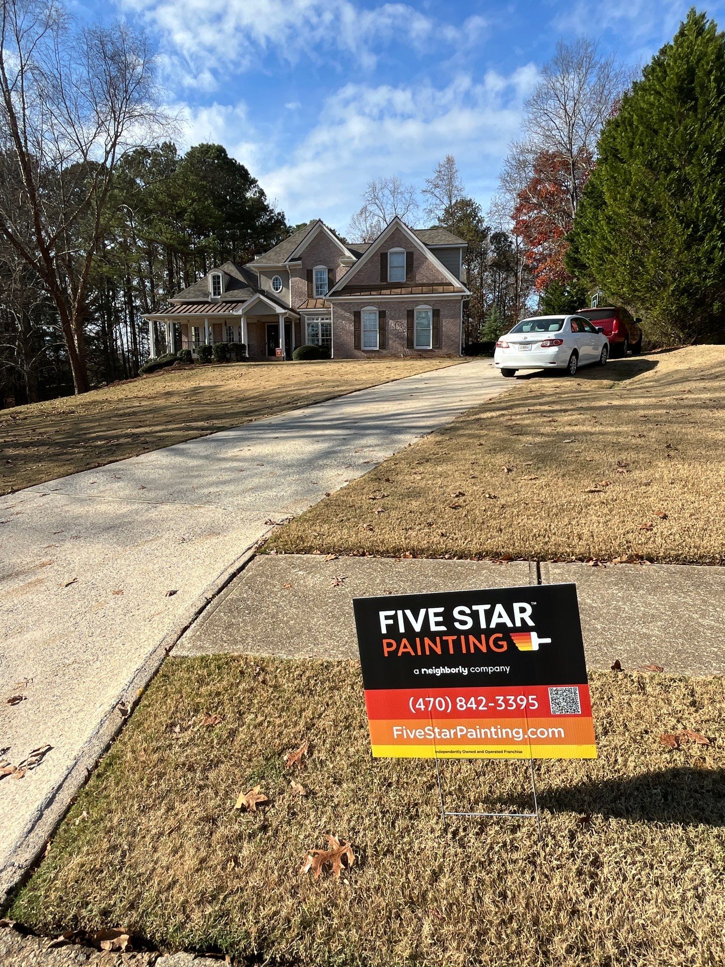 Exterior Repaint In Chattahoochee River Club by Five Star Painting