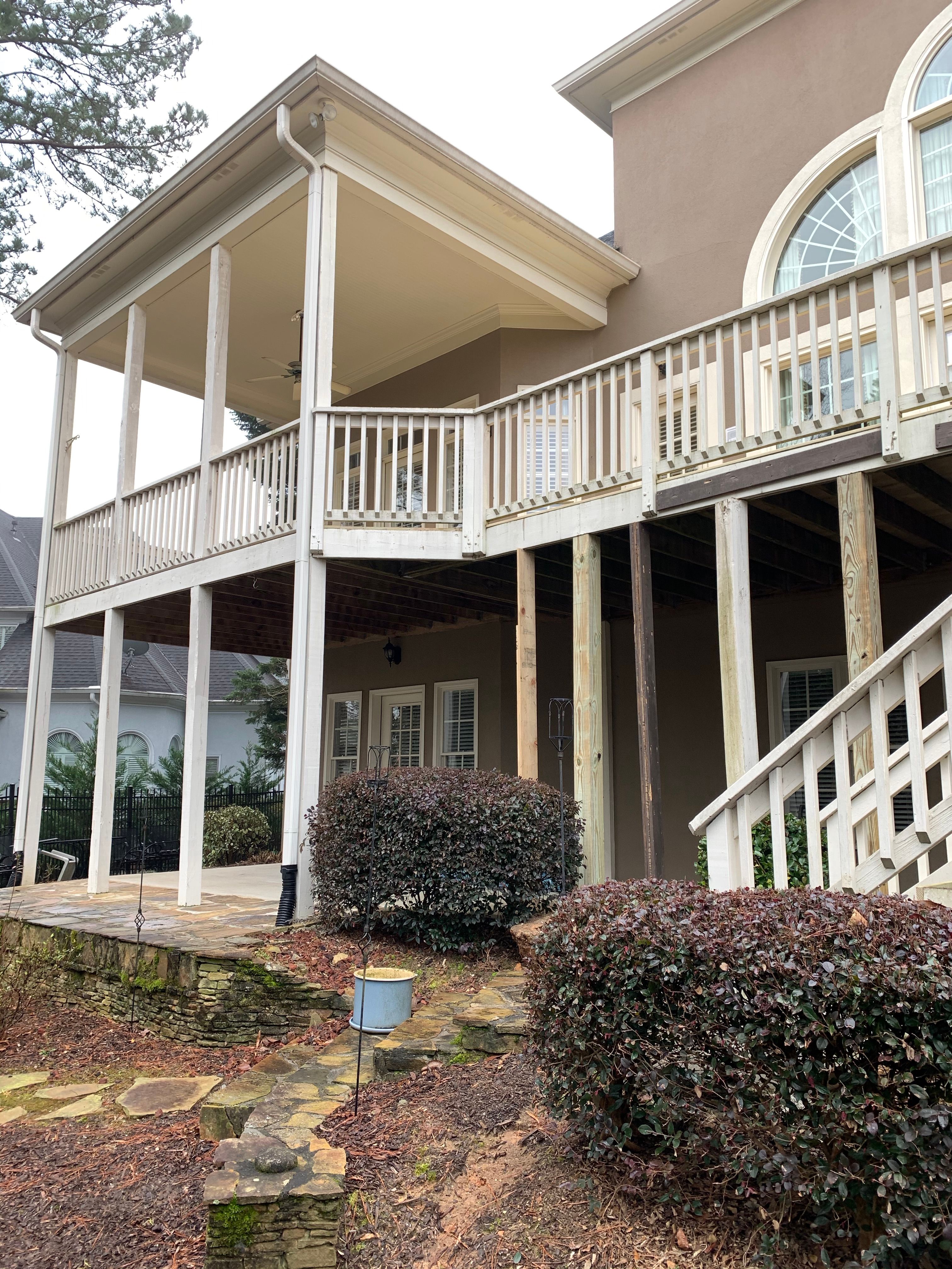 Pressure-Treated Wood Deck Renovation and Railing Refresh in Duluth by Swift Home Renovations 