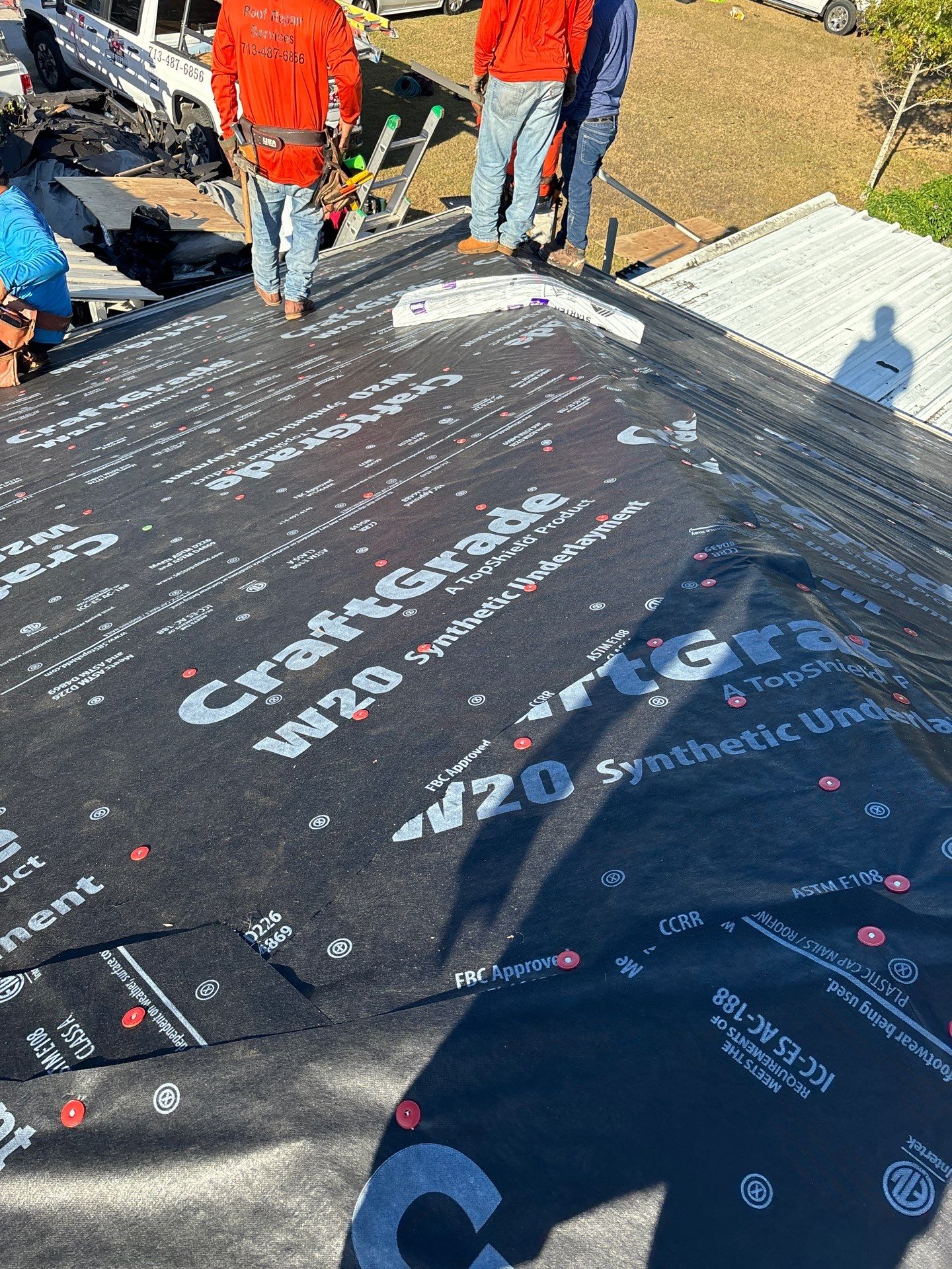 Residential Roofing Installation using Owen's Corning Duration (Lifetime) Shingles by Roof Repair Company