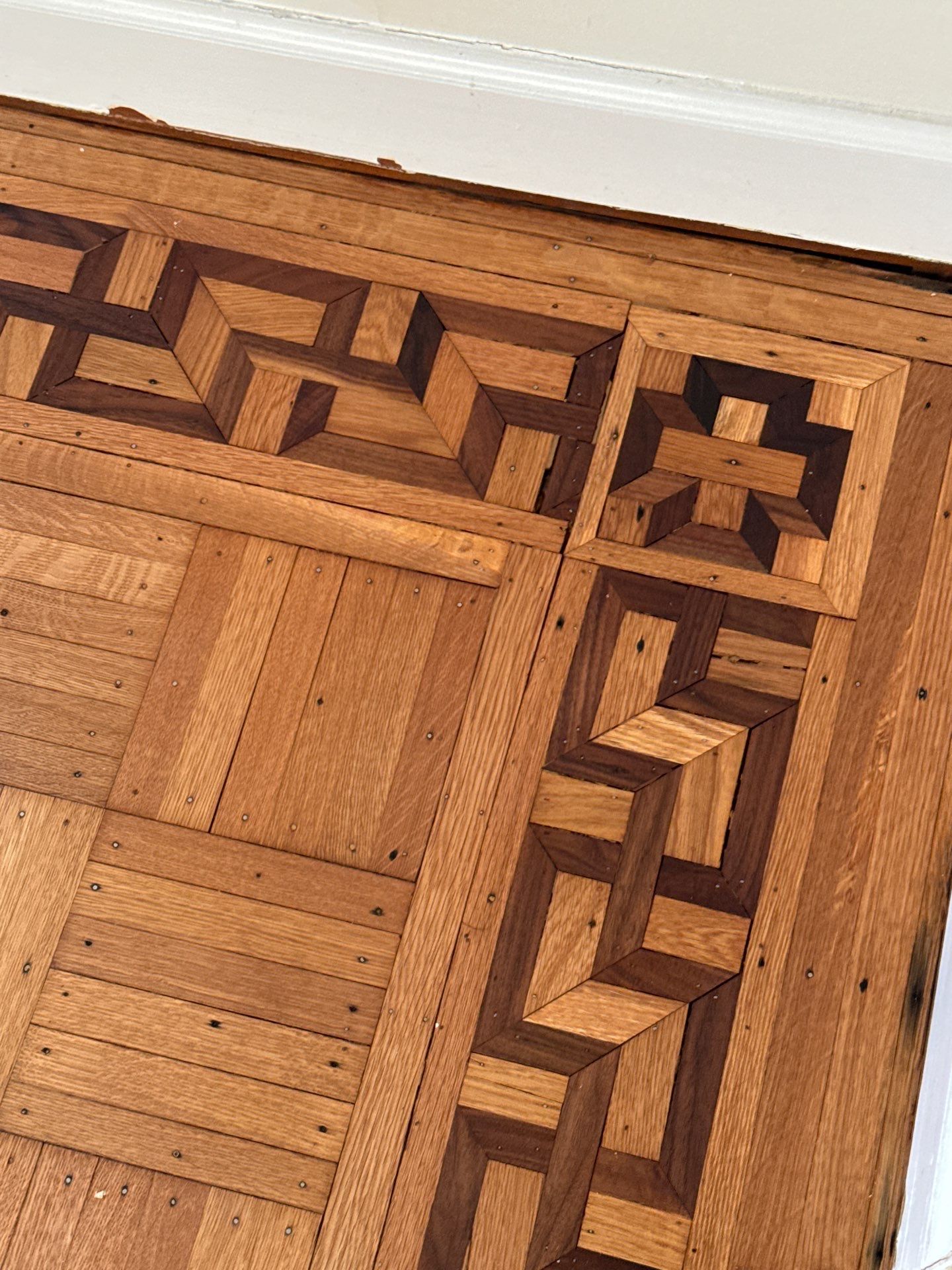 Historic Hardwood floor restoration  by Ann Arbor Hardwoods 