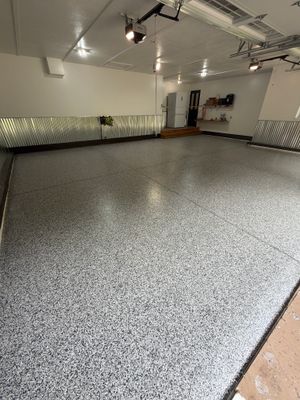 Project in Dansville, Michigan by Freedom Concrete Coatings. 