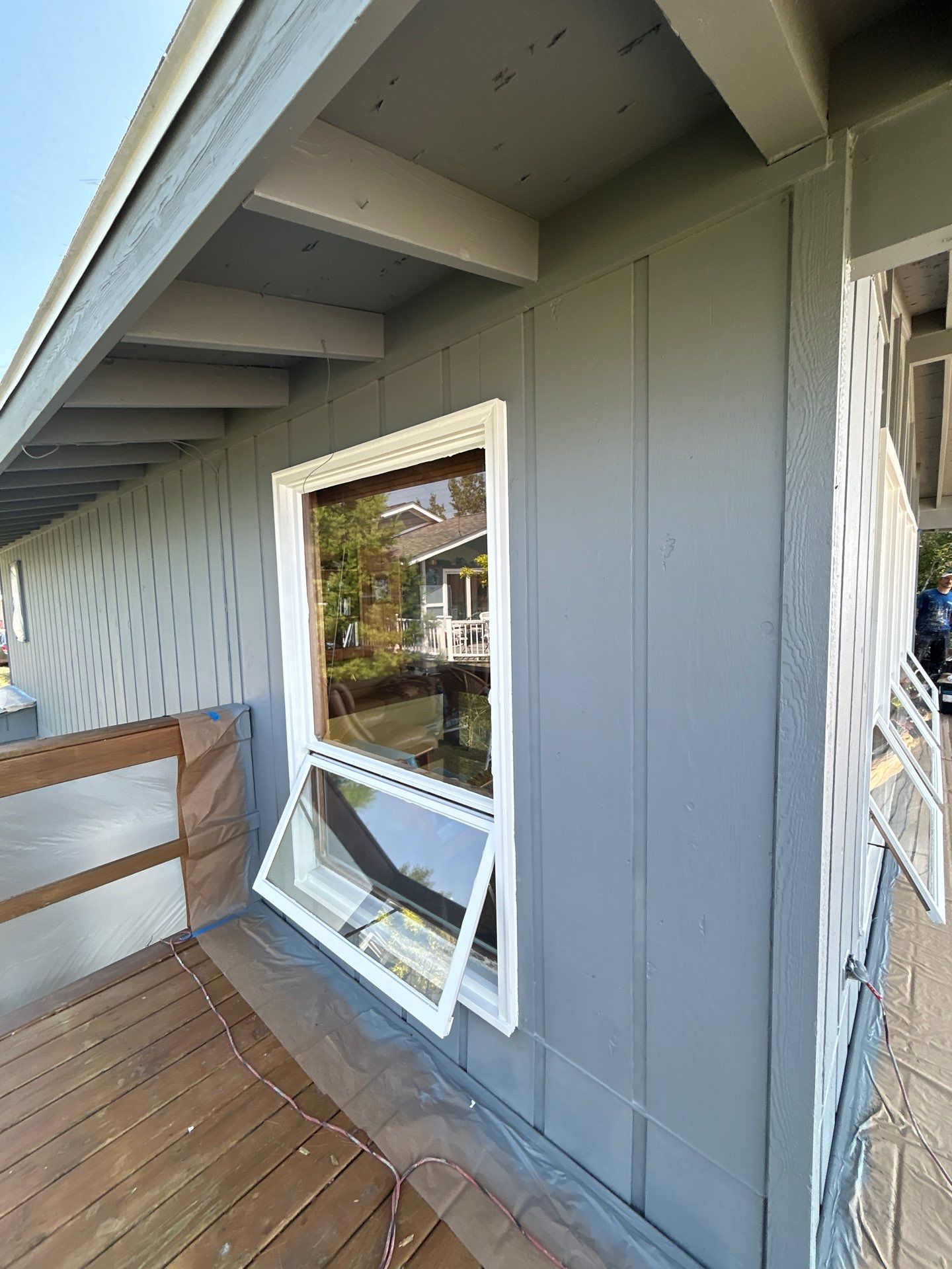 Exterior Painting. Exterior staining by Gordon Painting