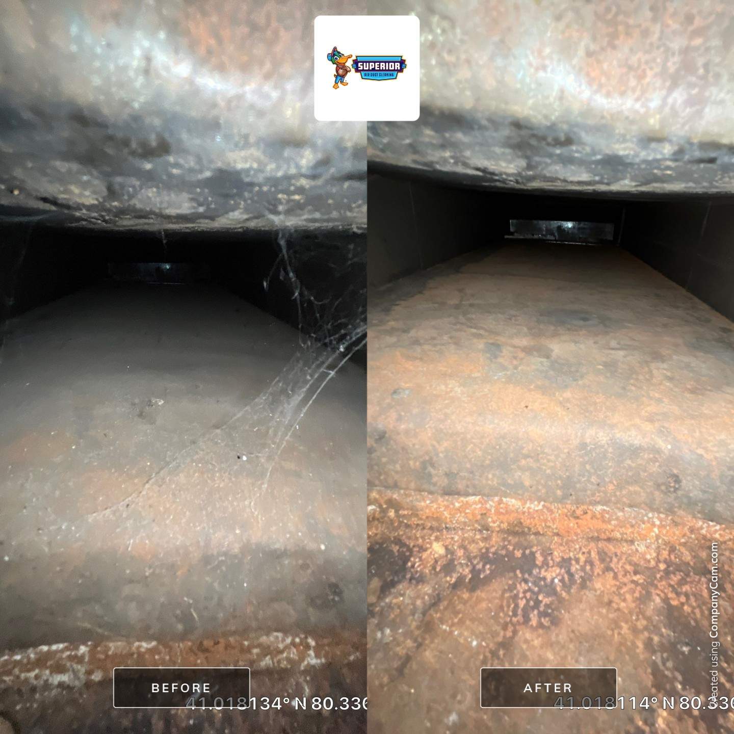 Air Duct Cleaning With a Vacuum Truck in New Castle, PA by Superior Air Duct Cleaning