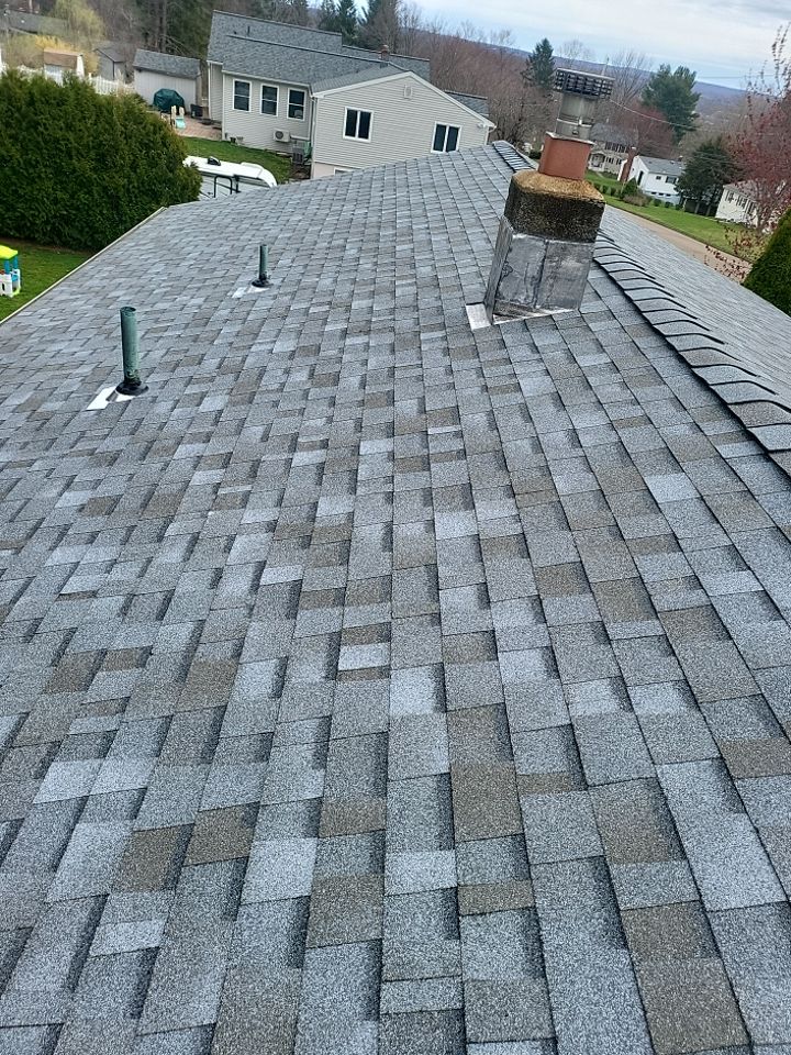 Residential Roofing Installation using Residential Roofing Installation using Owens Corning TruDefinition Duration - Quarry Gray & Sterling Gray Mainstreet siding by A Plus Exterior